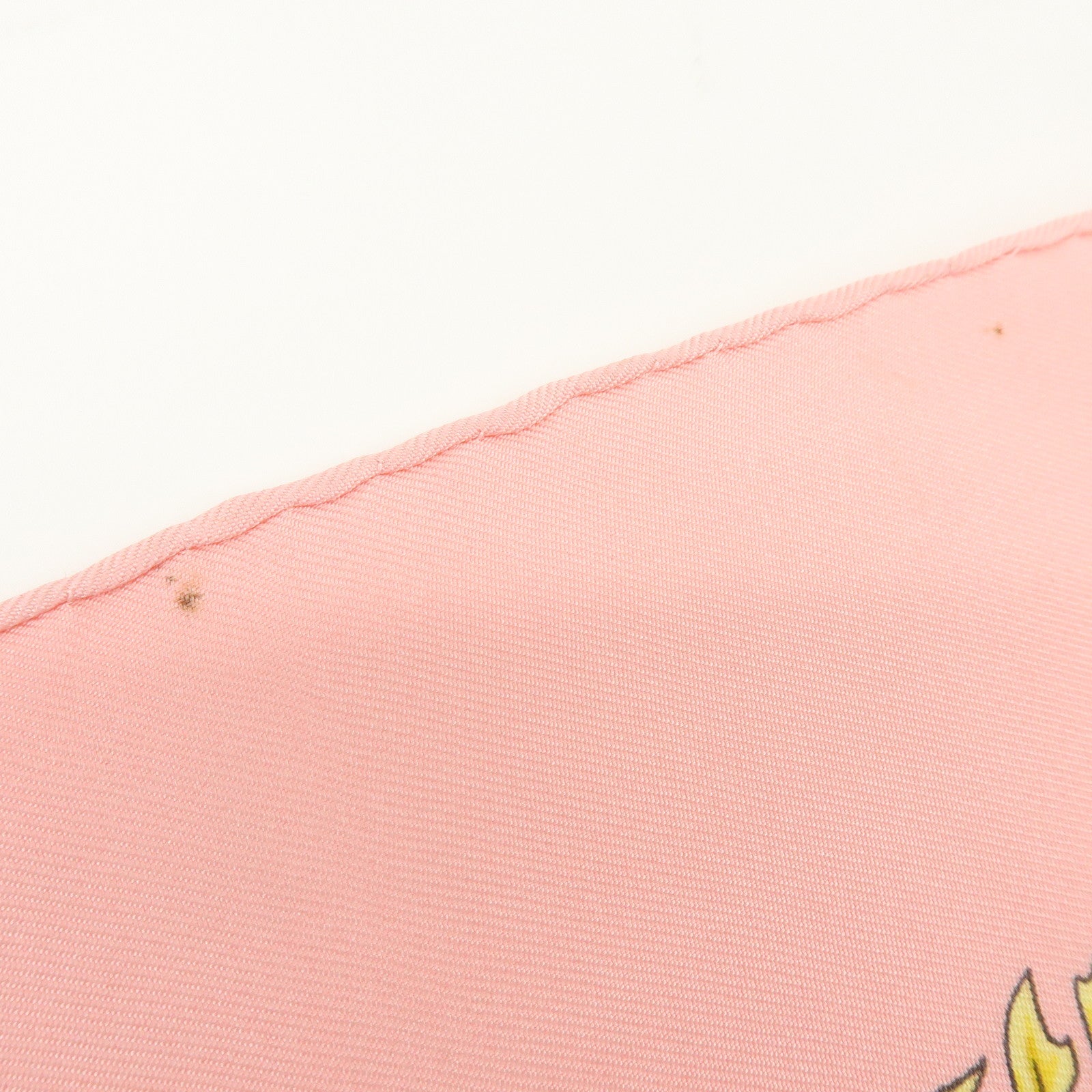 HERMES Carre 90 Silk 100% Scarf BRITISH HERALDRY Light Pink Gold