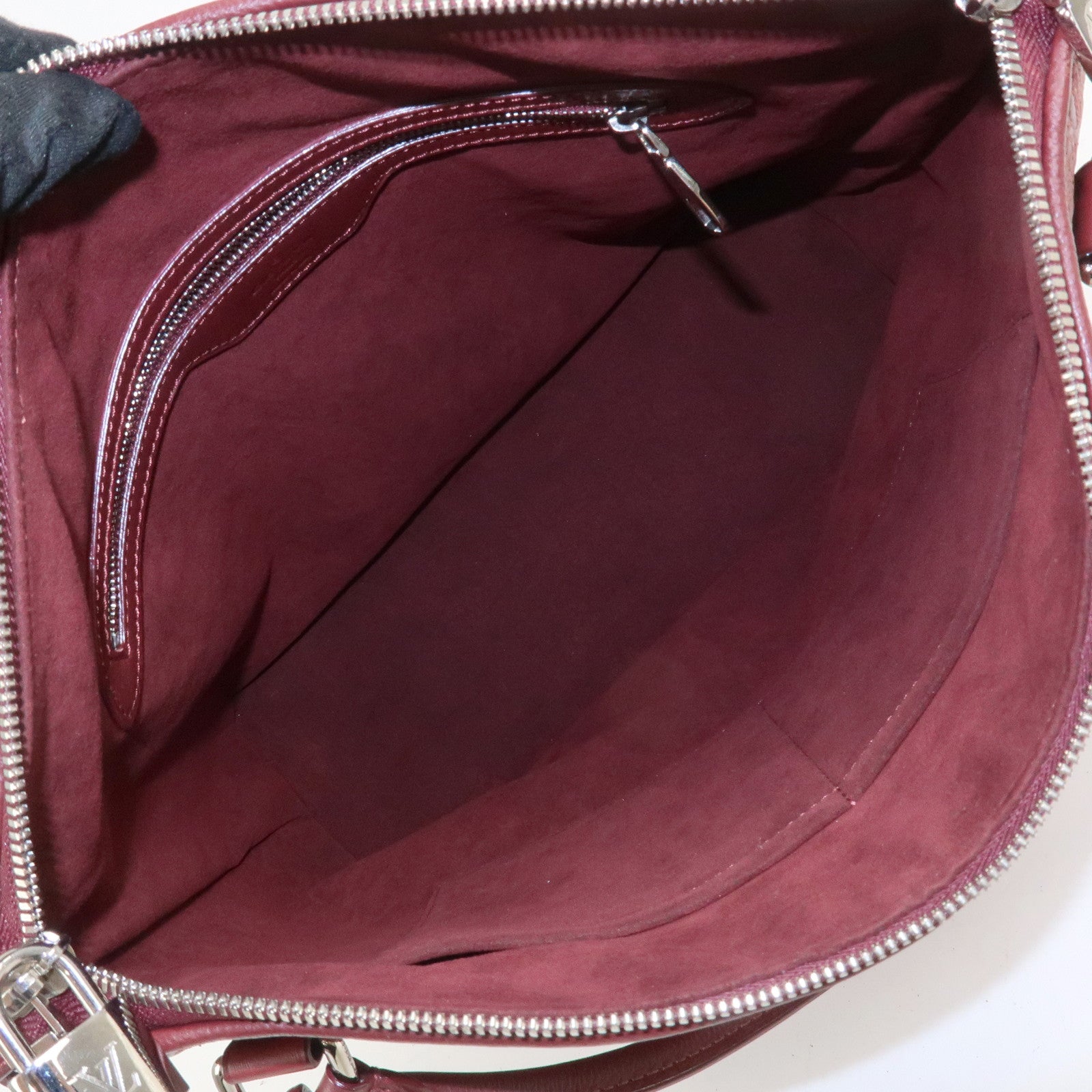 Louis Vuitton Monogram Antheia Ixia MM Lamb Skin 2Way Bag Red M97062