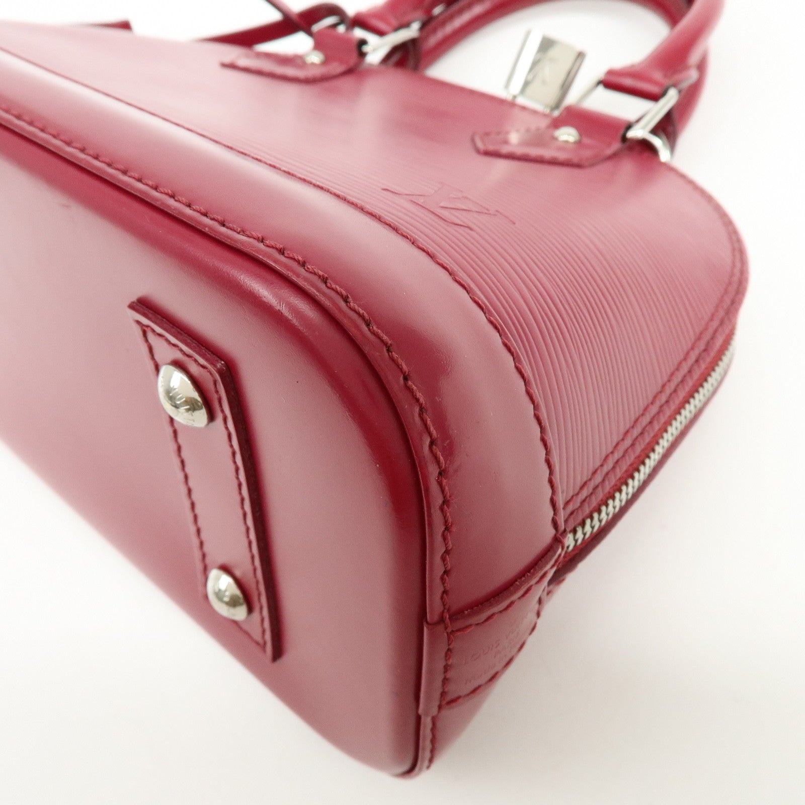 Louis Vuitton Epi Alma BB 2Way Hand Bag Shoulder Bag Fuchsia M40851