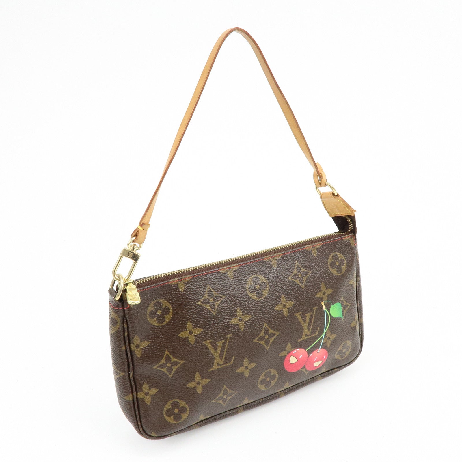 Louis Vuitton Monogram Cherry Pochette Accessoires Pouch M95008