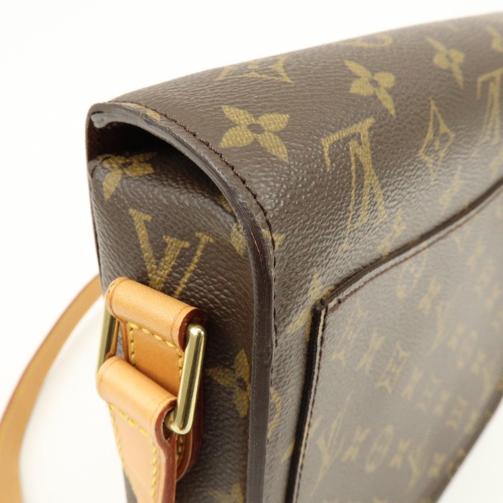 Louis Vuitton Monogram Saint Cloud GM Shoulder Bag Brown M51242