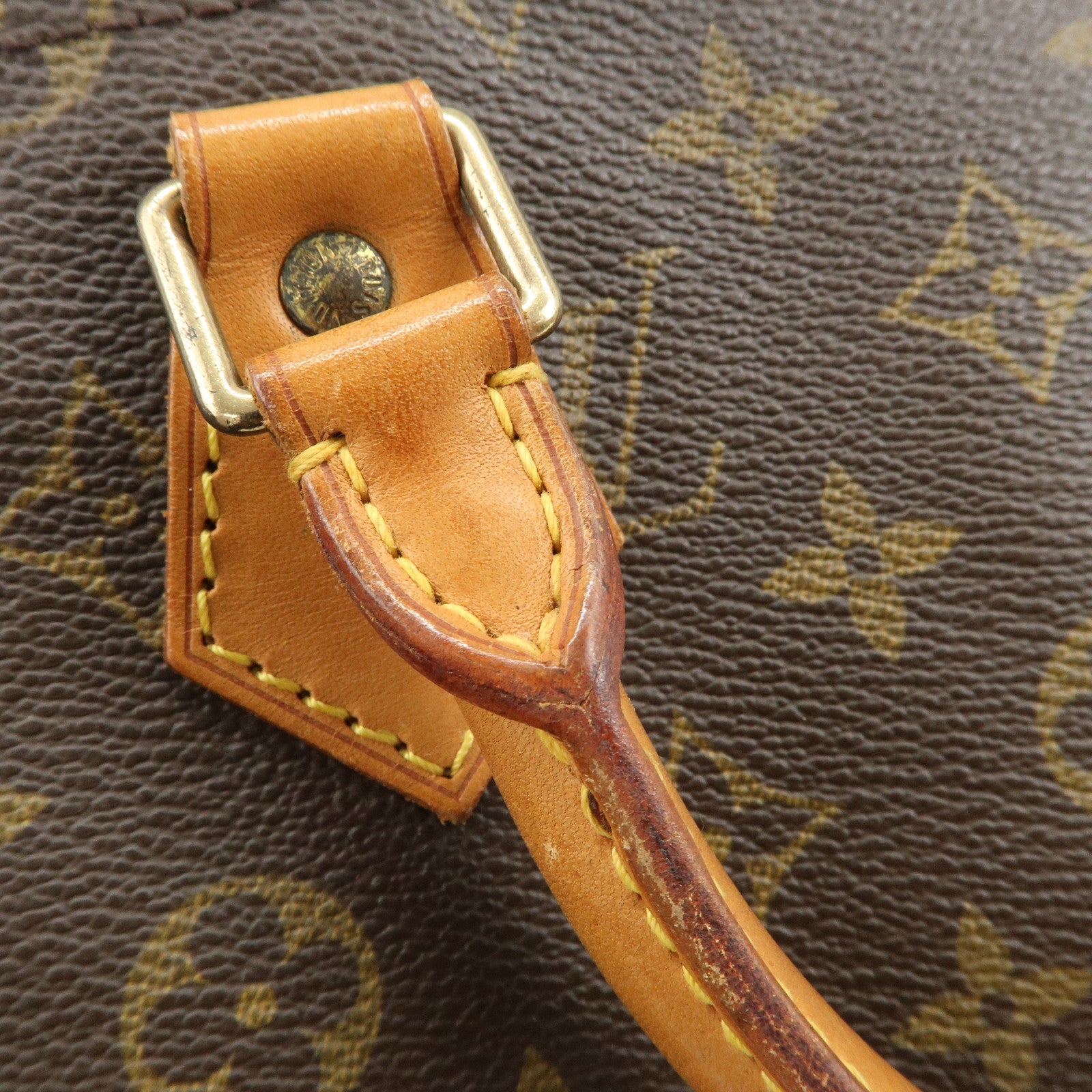 Louis Vuitton Monogram Canvas Speedy 35 Boston Bag Hand Bag M41524