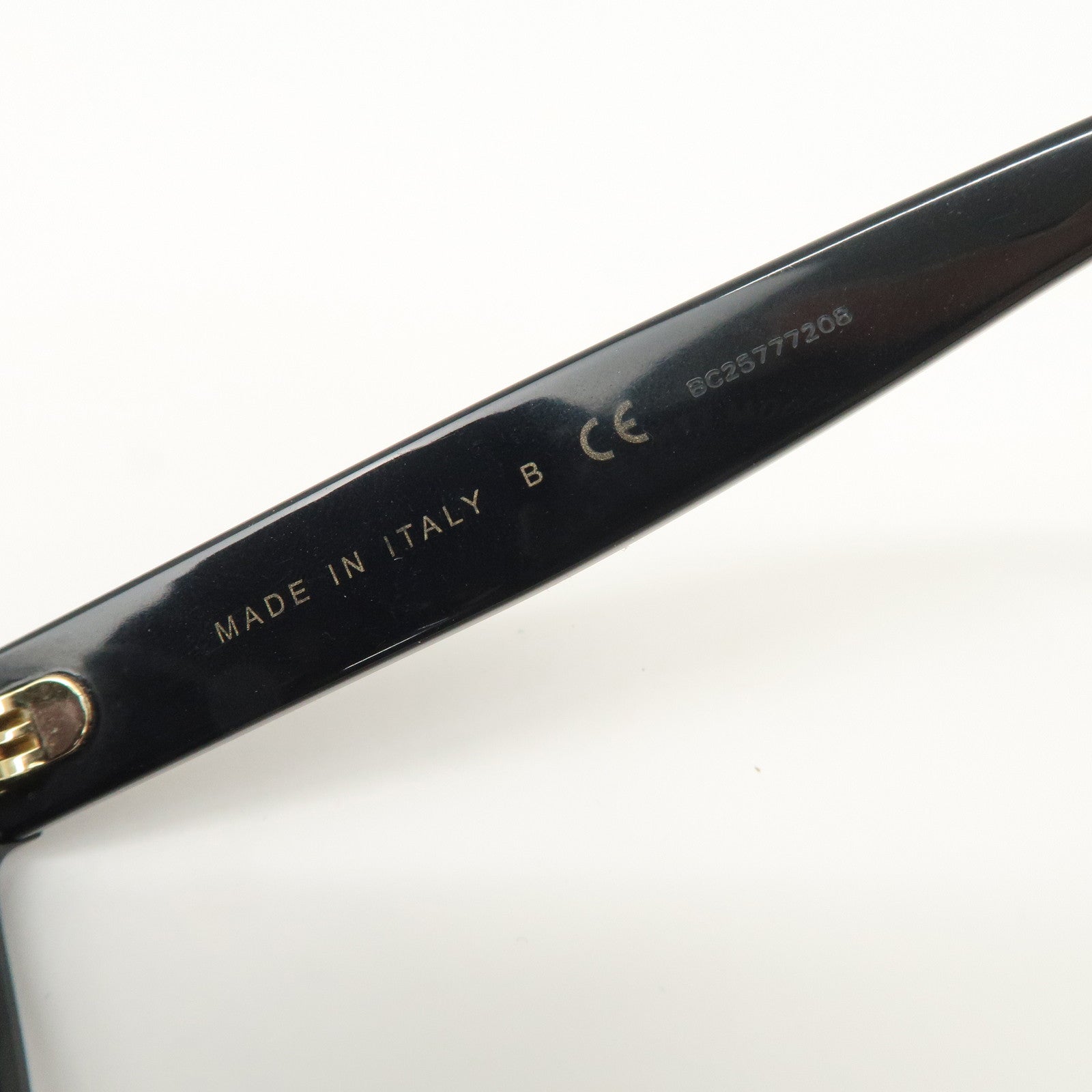 CHANEL COCO Mark 54□20 Sunglasses Black 5414-A Used