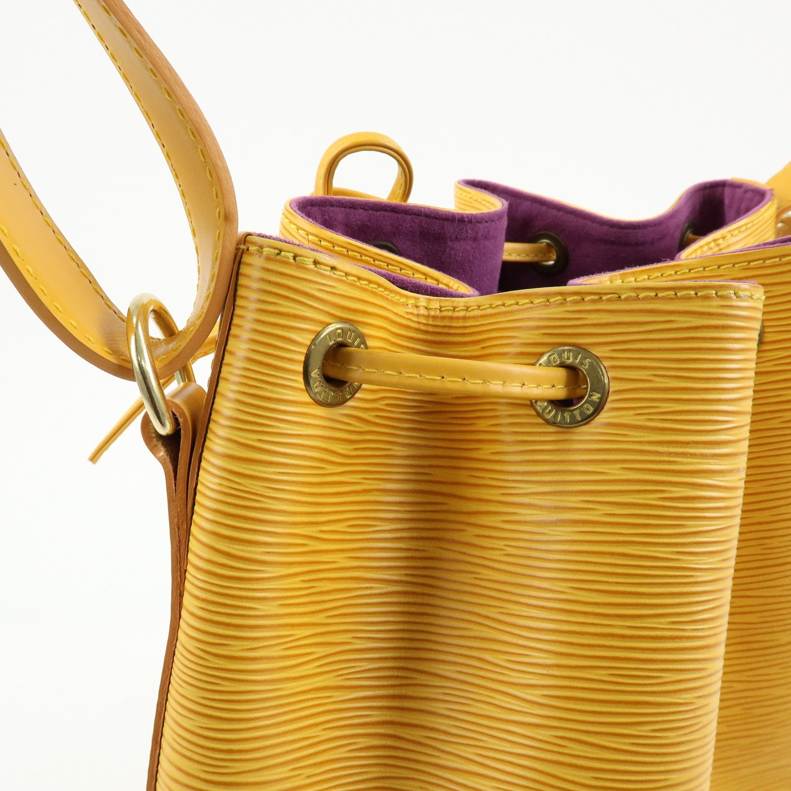 Louis Vuitton Epi Noe Leather Shoulder Bag Tassili Yellow M44009