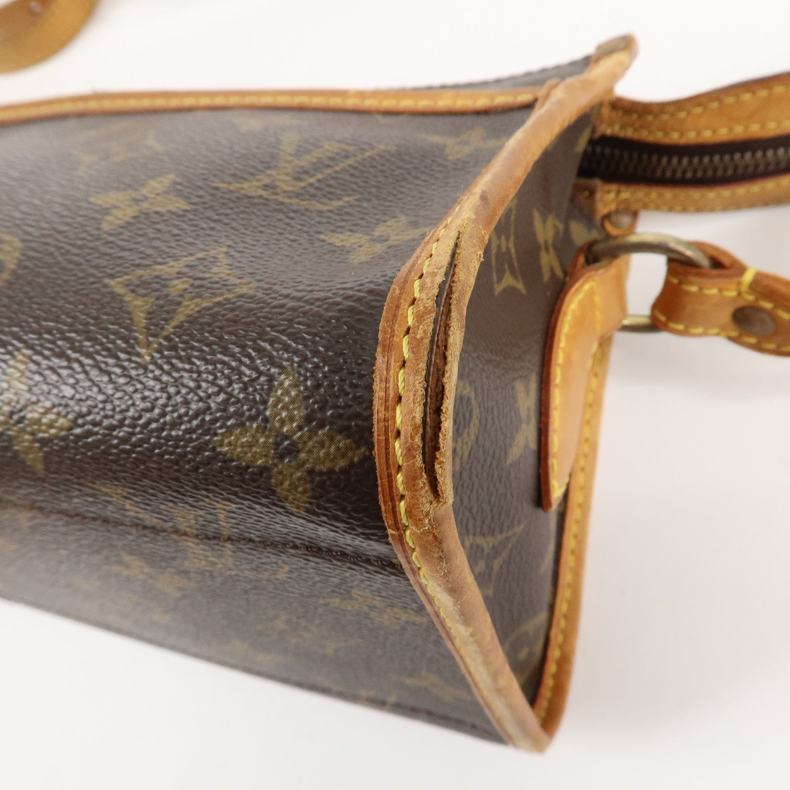 Louis Vuitton Monogram Popincourt Long Shoulder Bag Brown M40008 Used