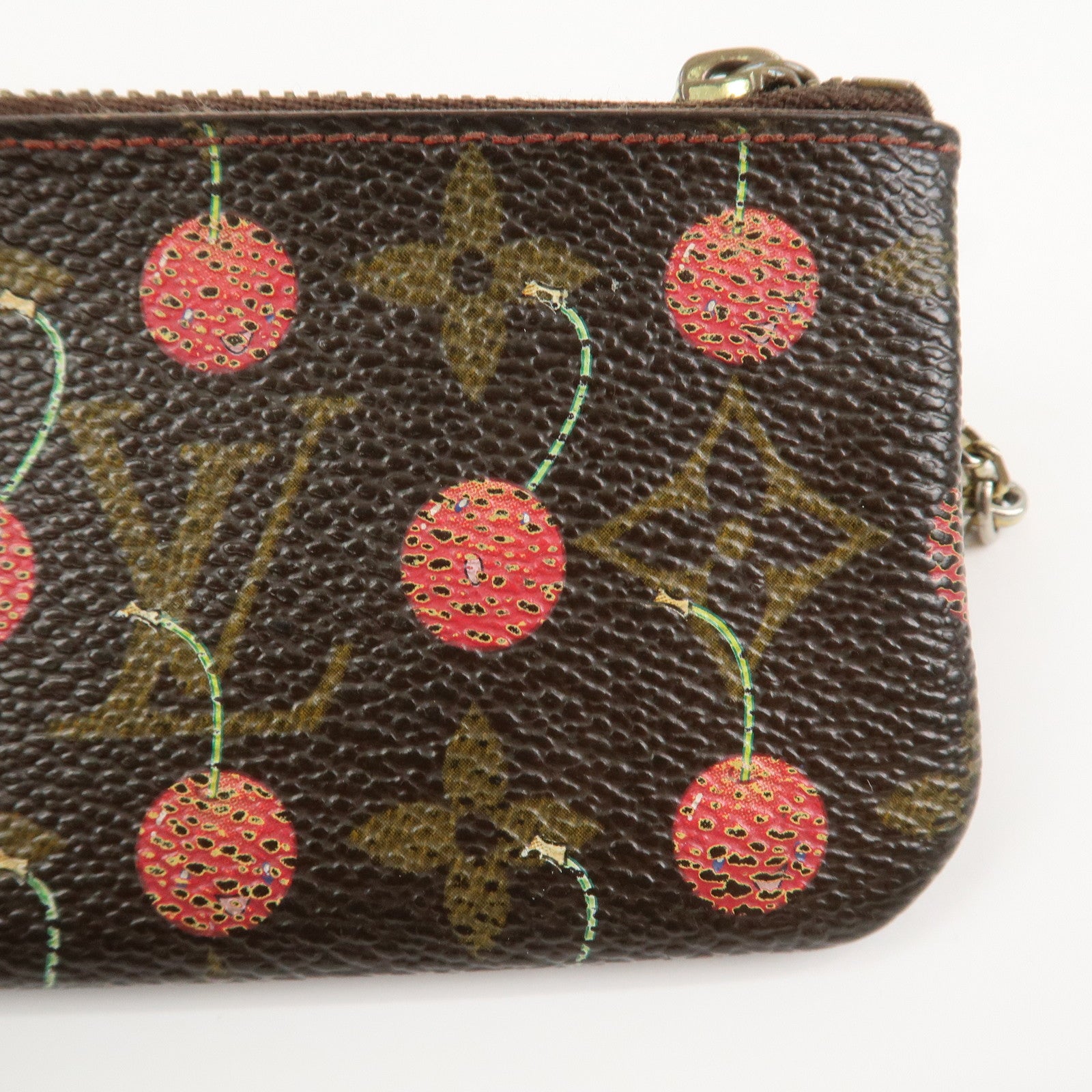 Louis Vuitton Monogram Cherry Pochette Cles Coin Case M95042