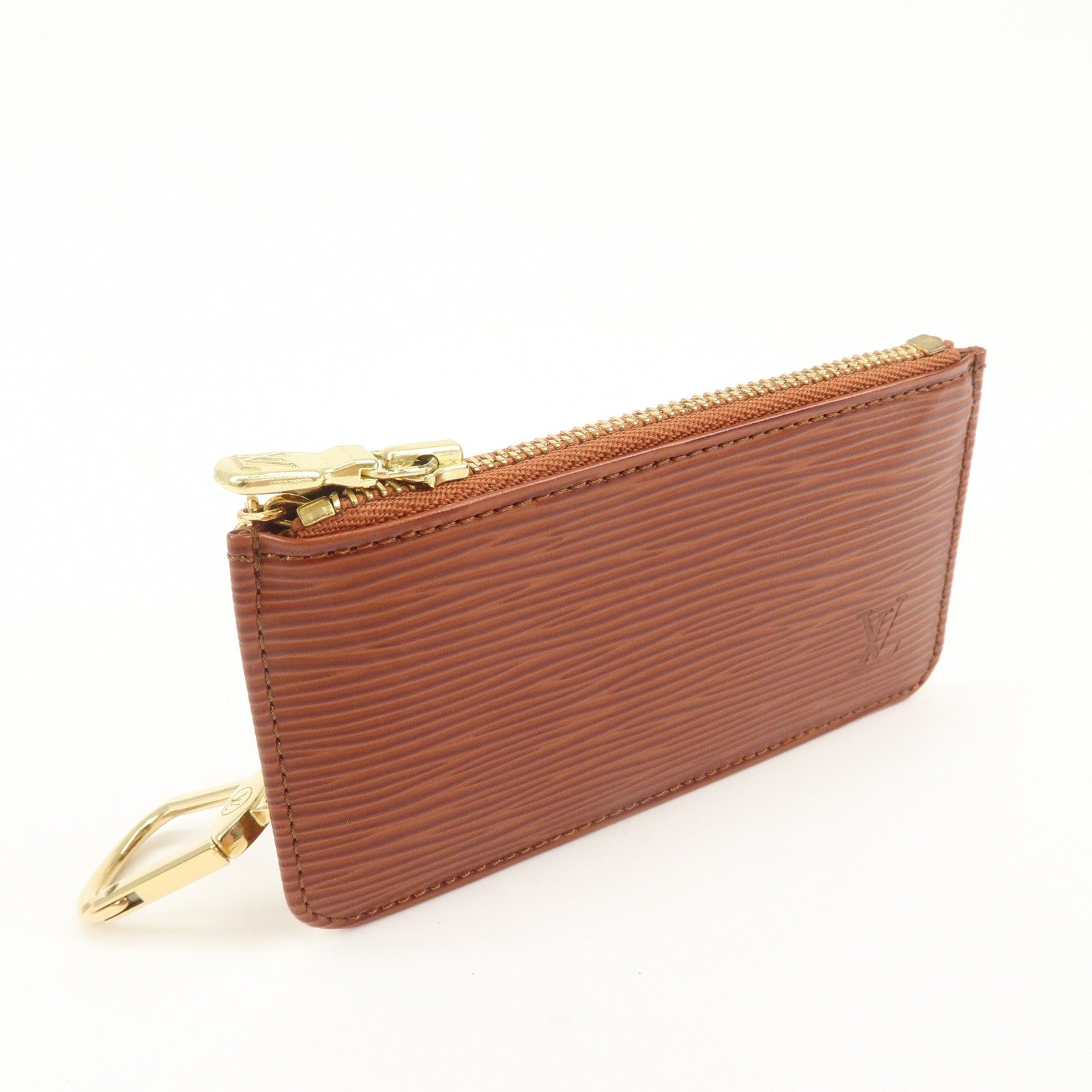 Louis Vuitton Epi Pochette Cles Coin Case Kenya Brown M63803