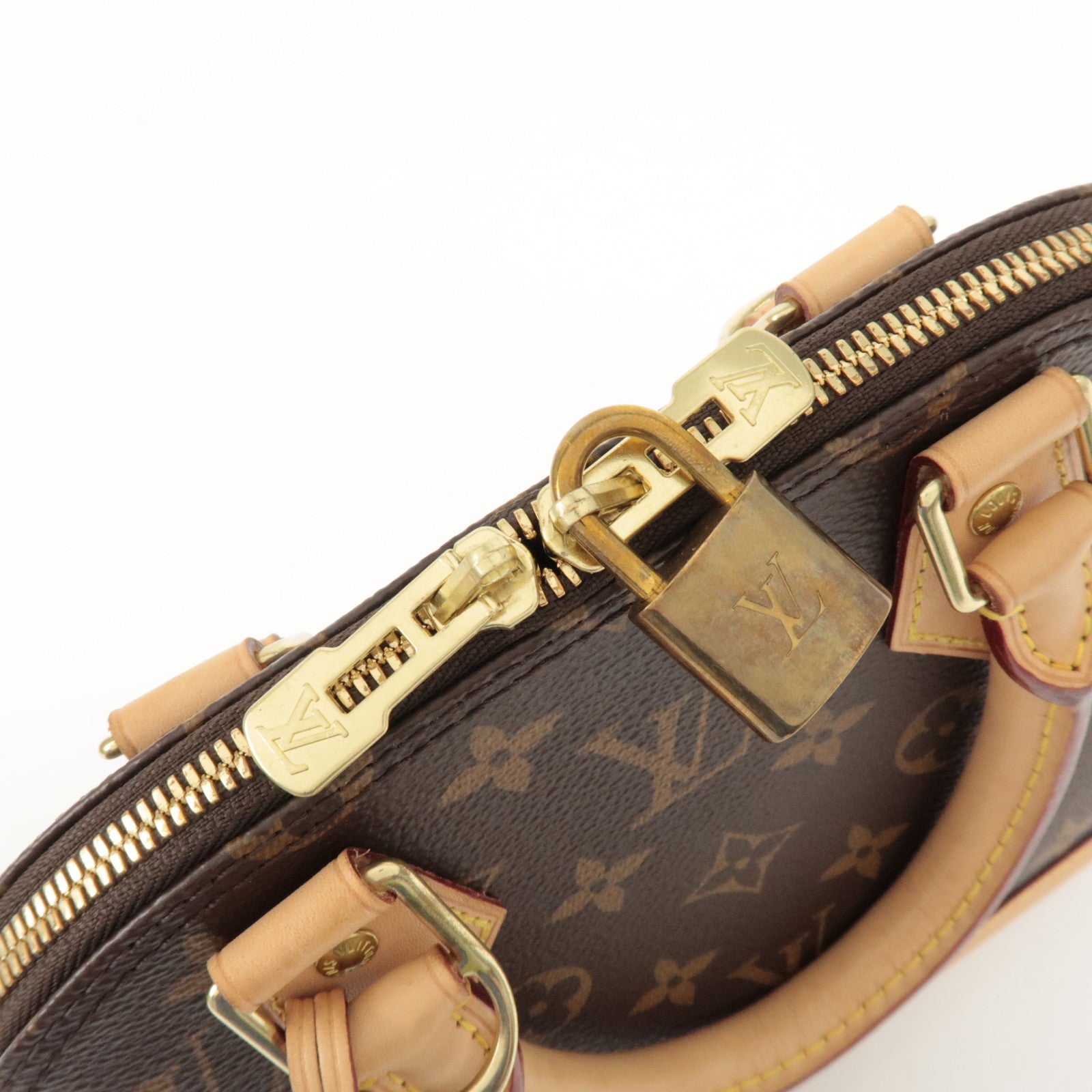 Louis Vuitton Monogram Alma BB 2Way Hand Bag Shoulder Bag M53152 Used