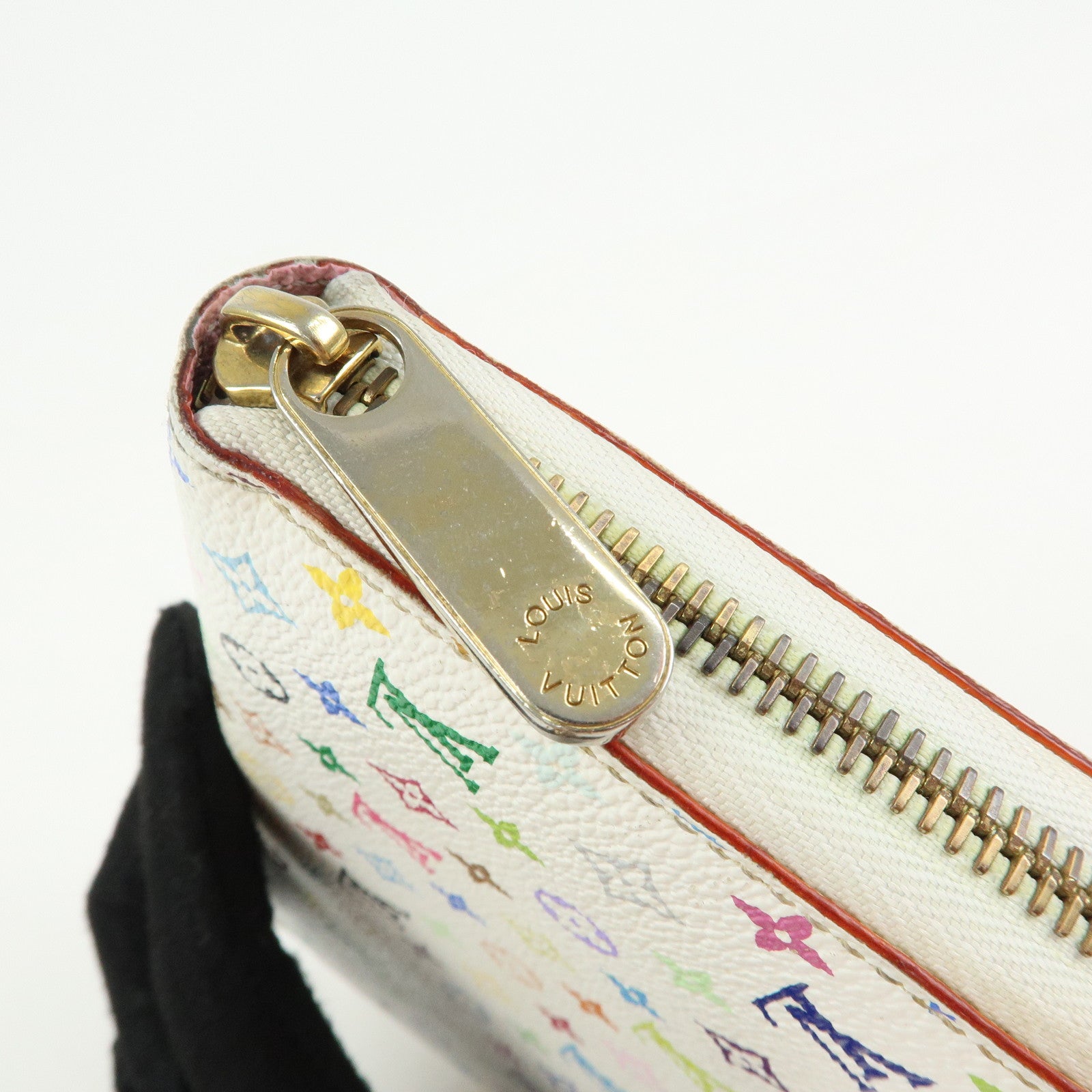 Louis Vuitton Monogram Multicolor Zippy Long Wallet Blanc M60241