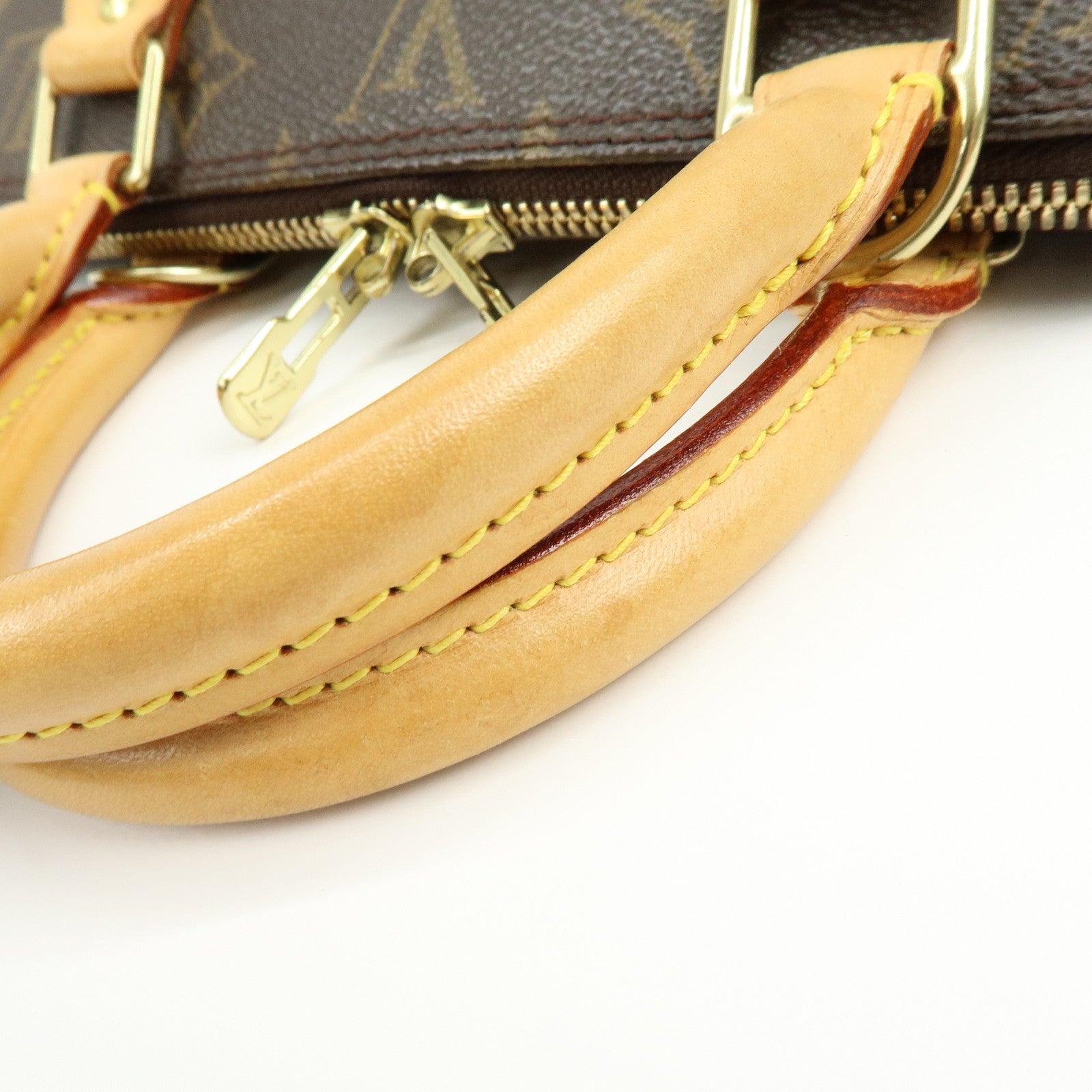 Louis Vuitton Monogram Alma Hand Bag Brown M51130