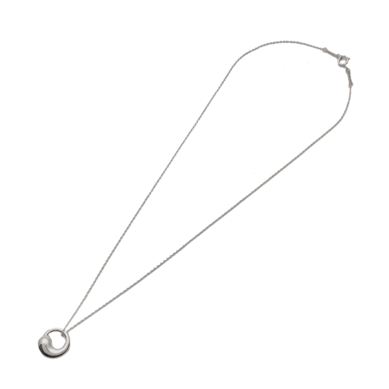 Tiffany & Co Eternal Circle Necklace SV925 Silver