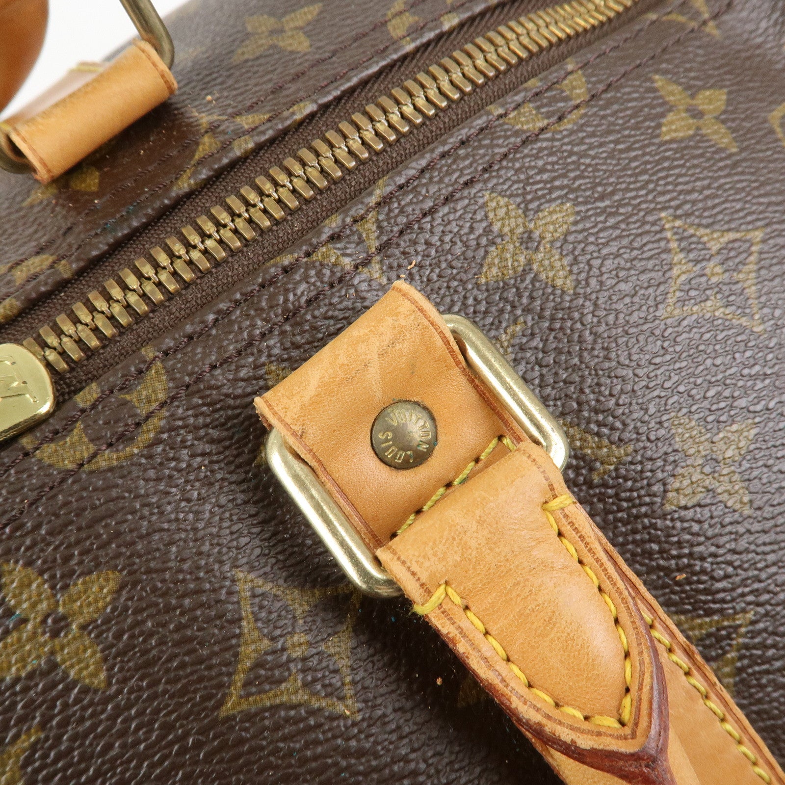 Louis Vuitton Monogram Keep All 55 Boston Bag Brown M41424
