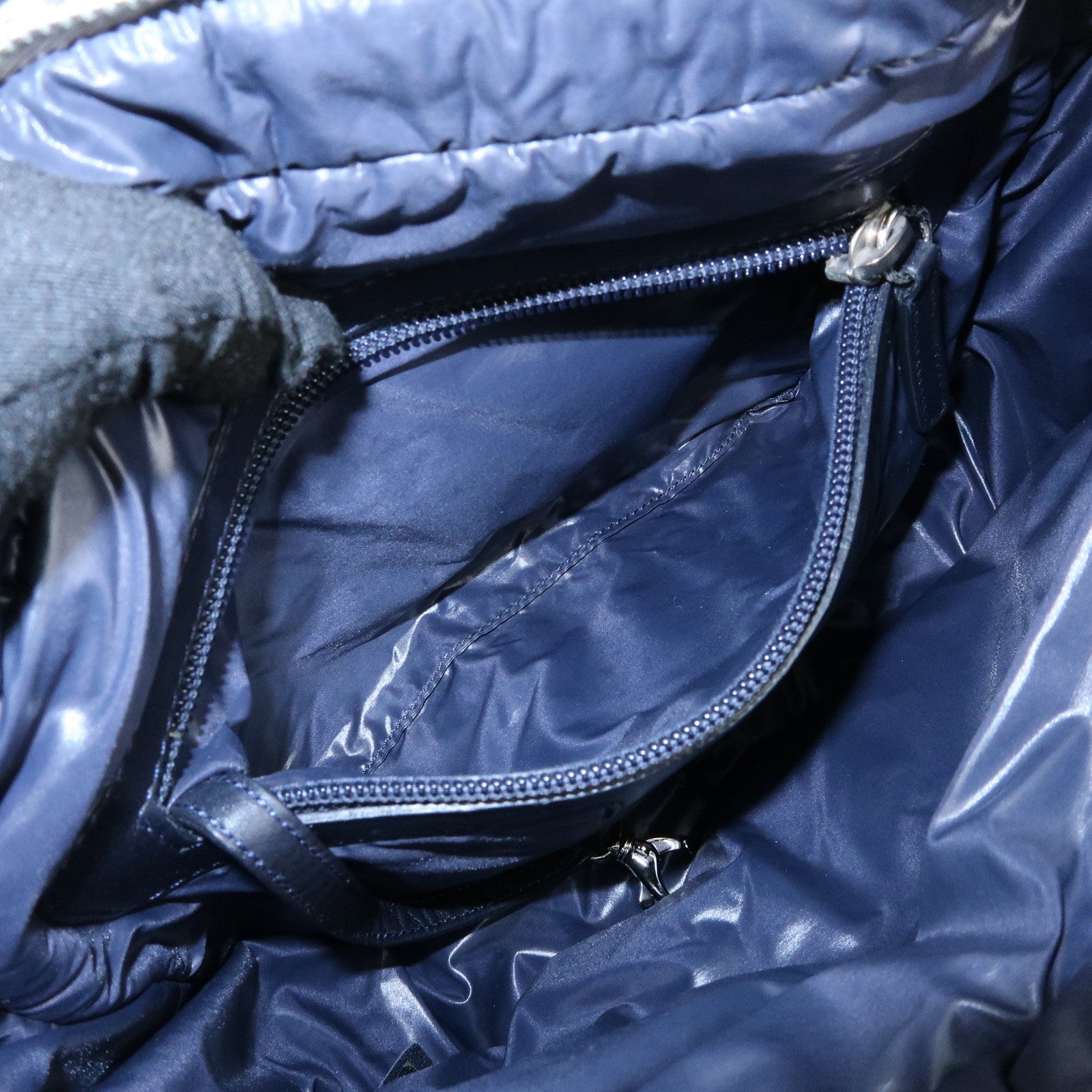 CHANEL Sports Matelasse PVC Coated Canvas Shoulder Bag Silver