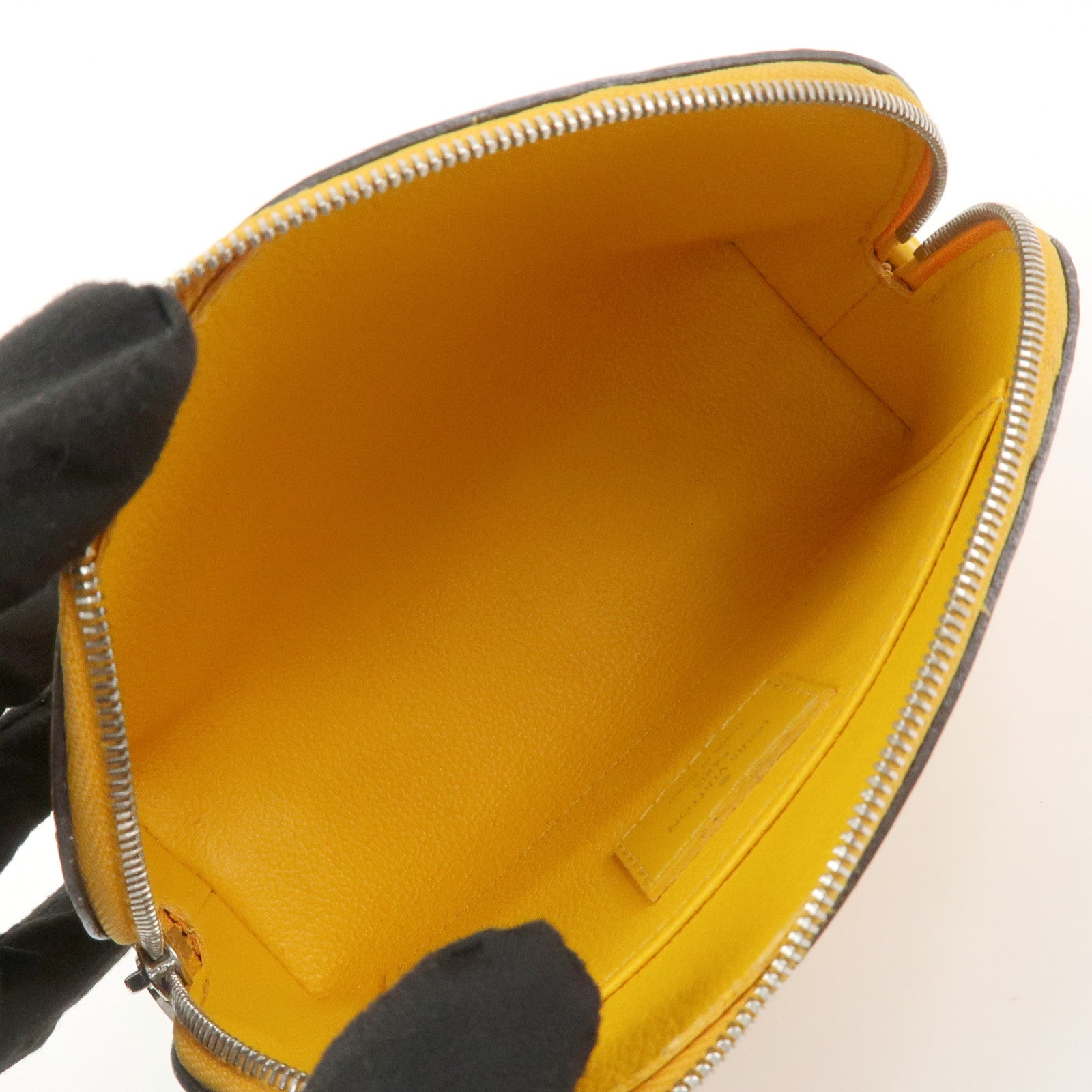 Louis Vuitton Epi Pochette Cosmetic PM Cosmetic Pouch Citron M40639