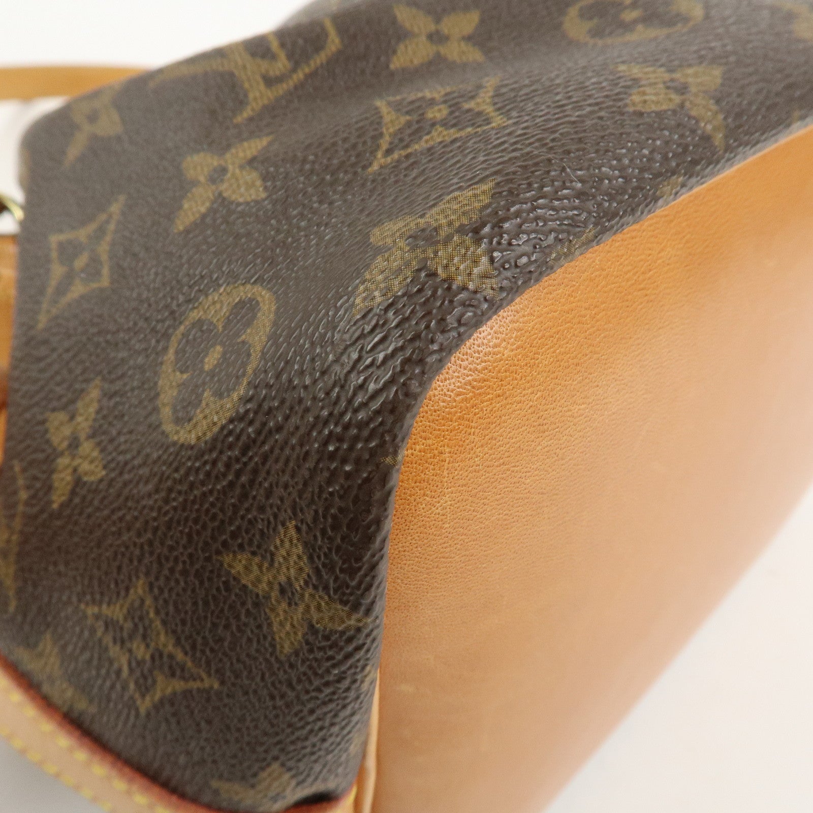 Louis Vuitton Monogram Petit Noe Shoulder Bag Brown M42226