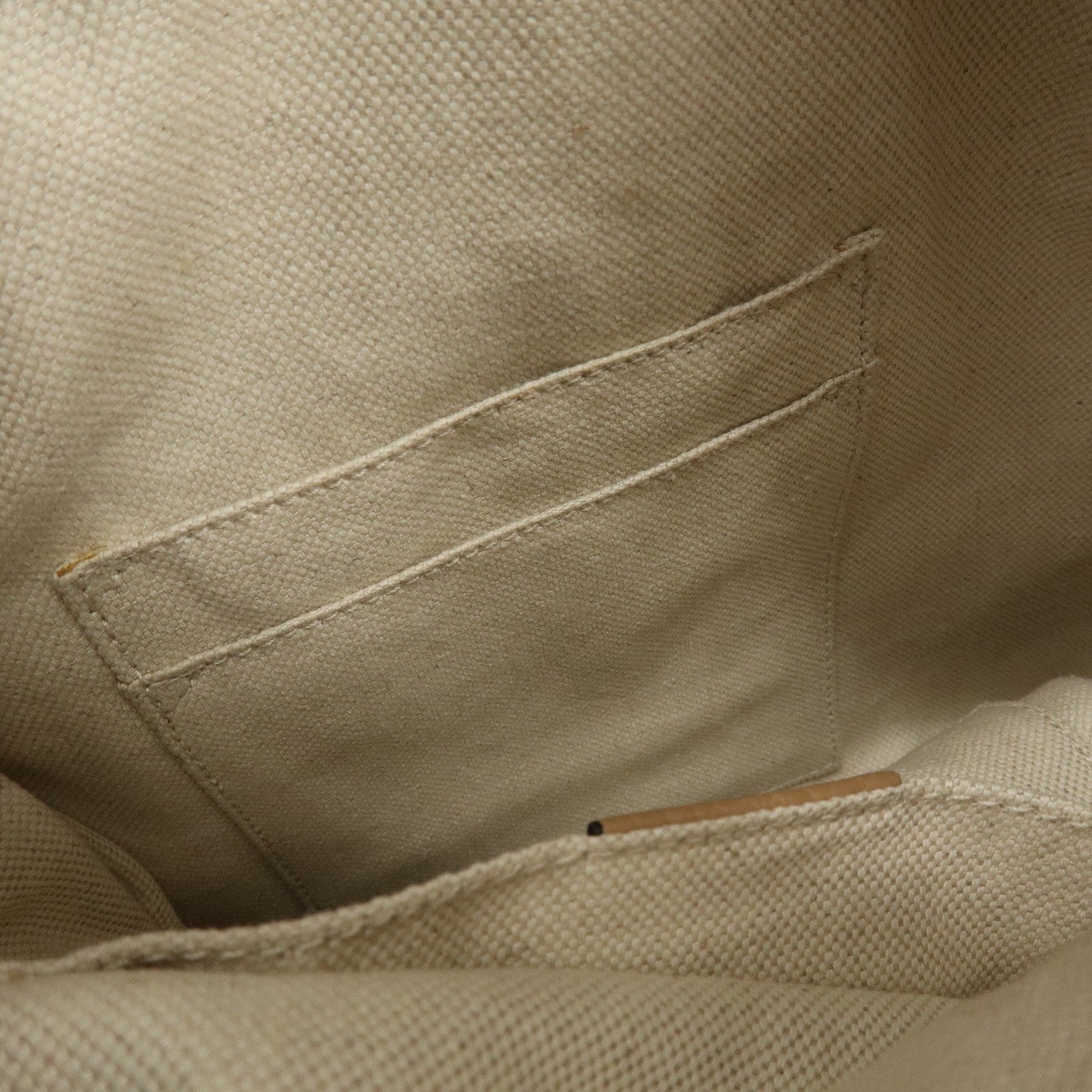 GUCCI Bamboo Tassel Leather Backpack Rucksack Beige 387149