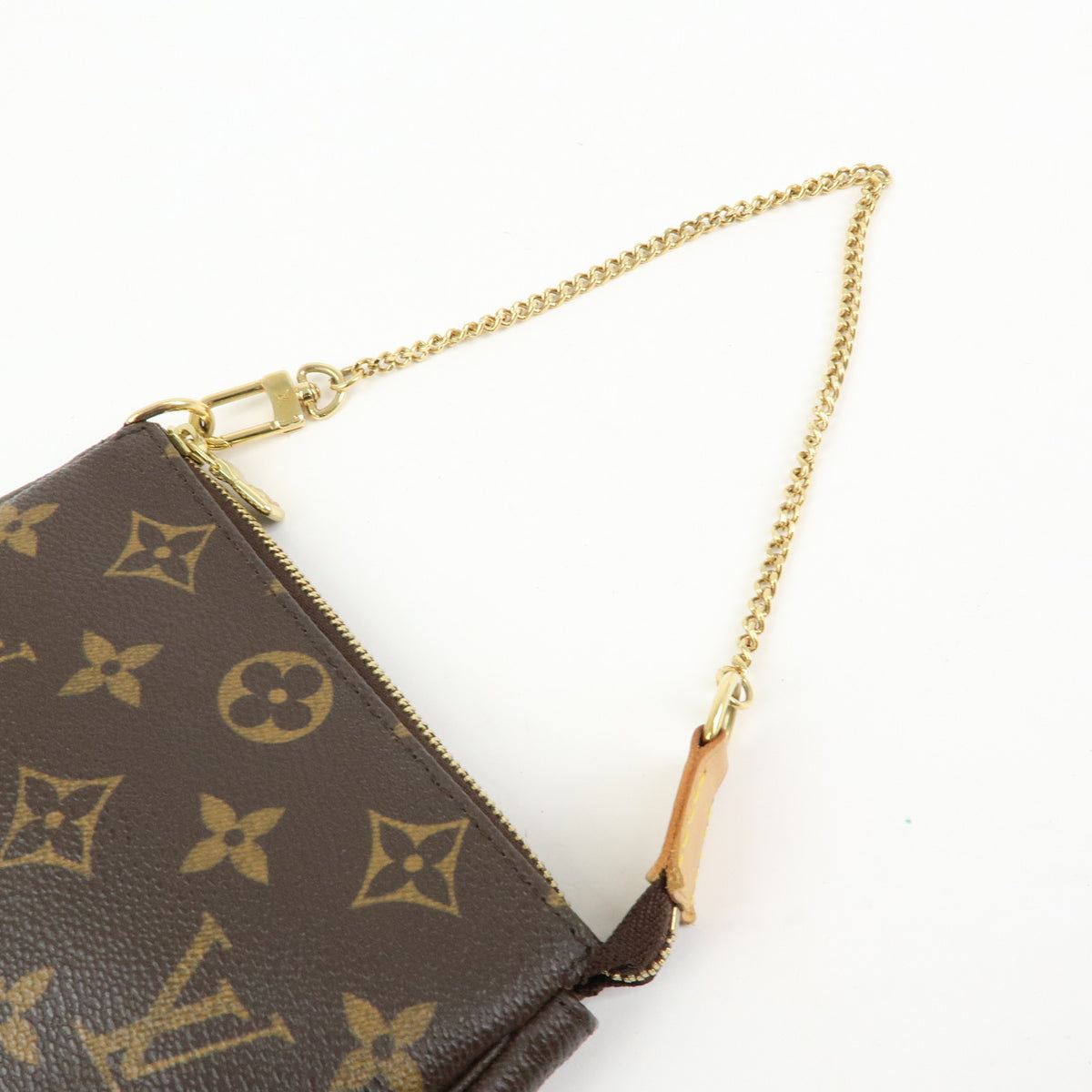 Louis Vuitton Monogram Mini Pochette Accessoires Hand Bag M58009