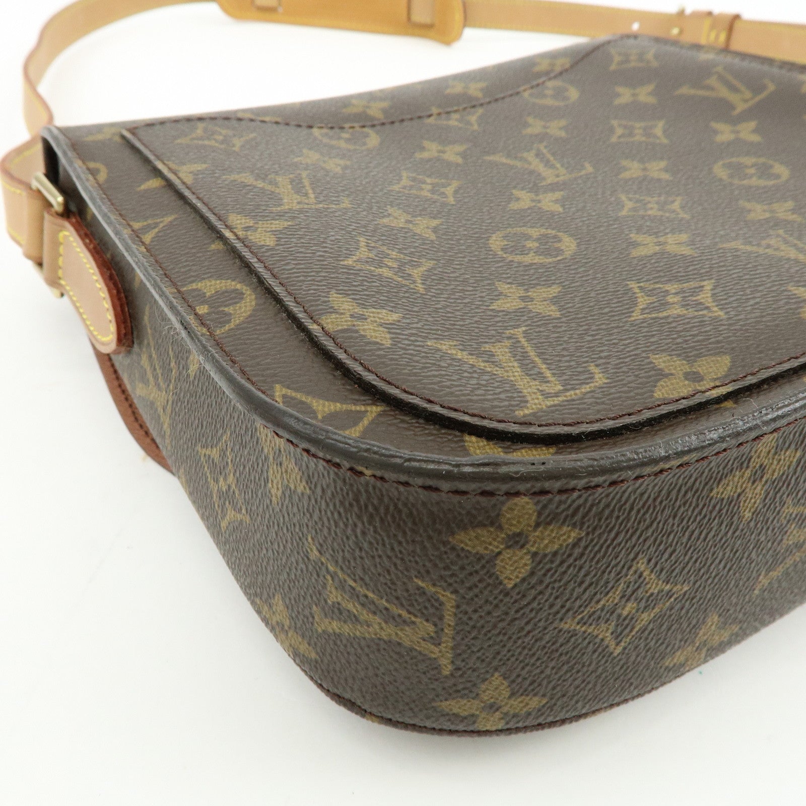 Louis Vuitton Monogram Saint Cloud GM Shoulder Bag Brown M51242