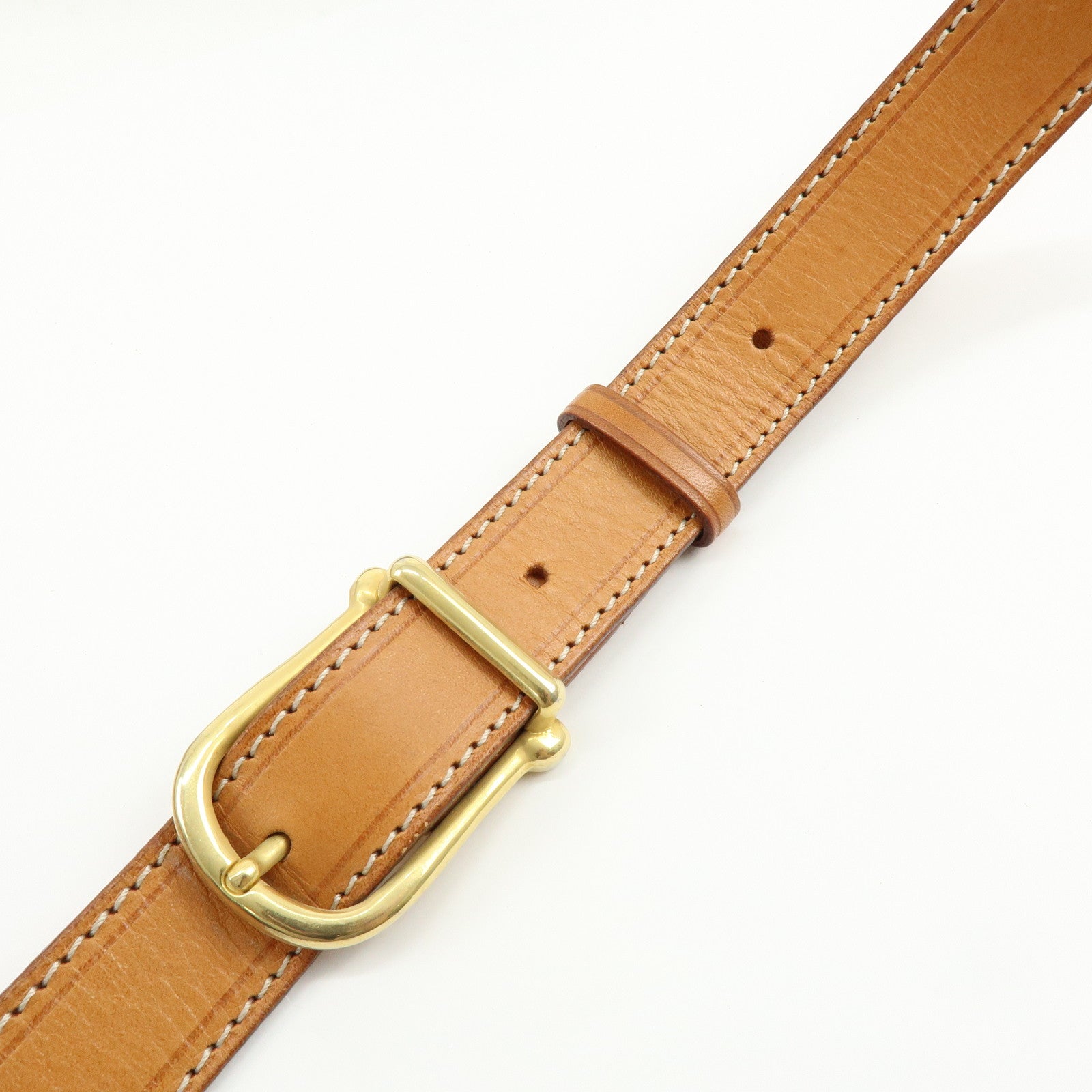 CELINE Macadam PVC Leather Shoulder Bag Crossbody Bag Beige