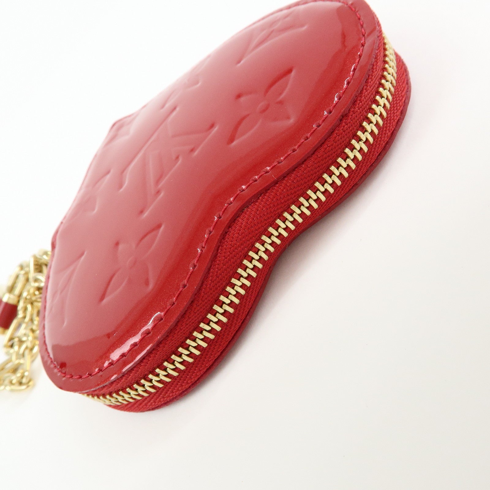 Louis Vuitton Monogram Vernis Porte Monnaie Coeur Coin Case M93562