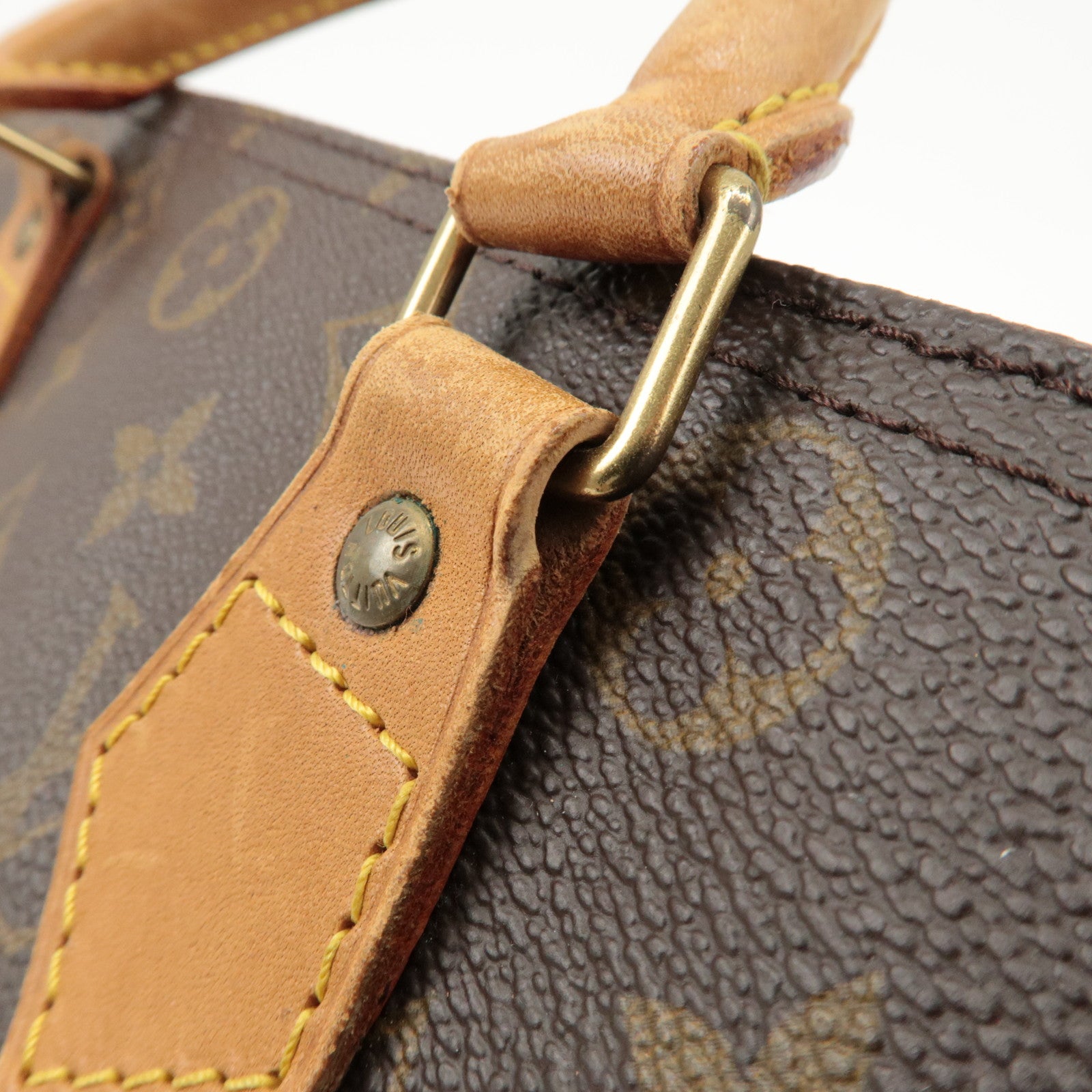 Louis Vuitton Monogram Speedy 30 Hand Bag Boston Bag M41526 Used