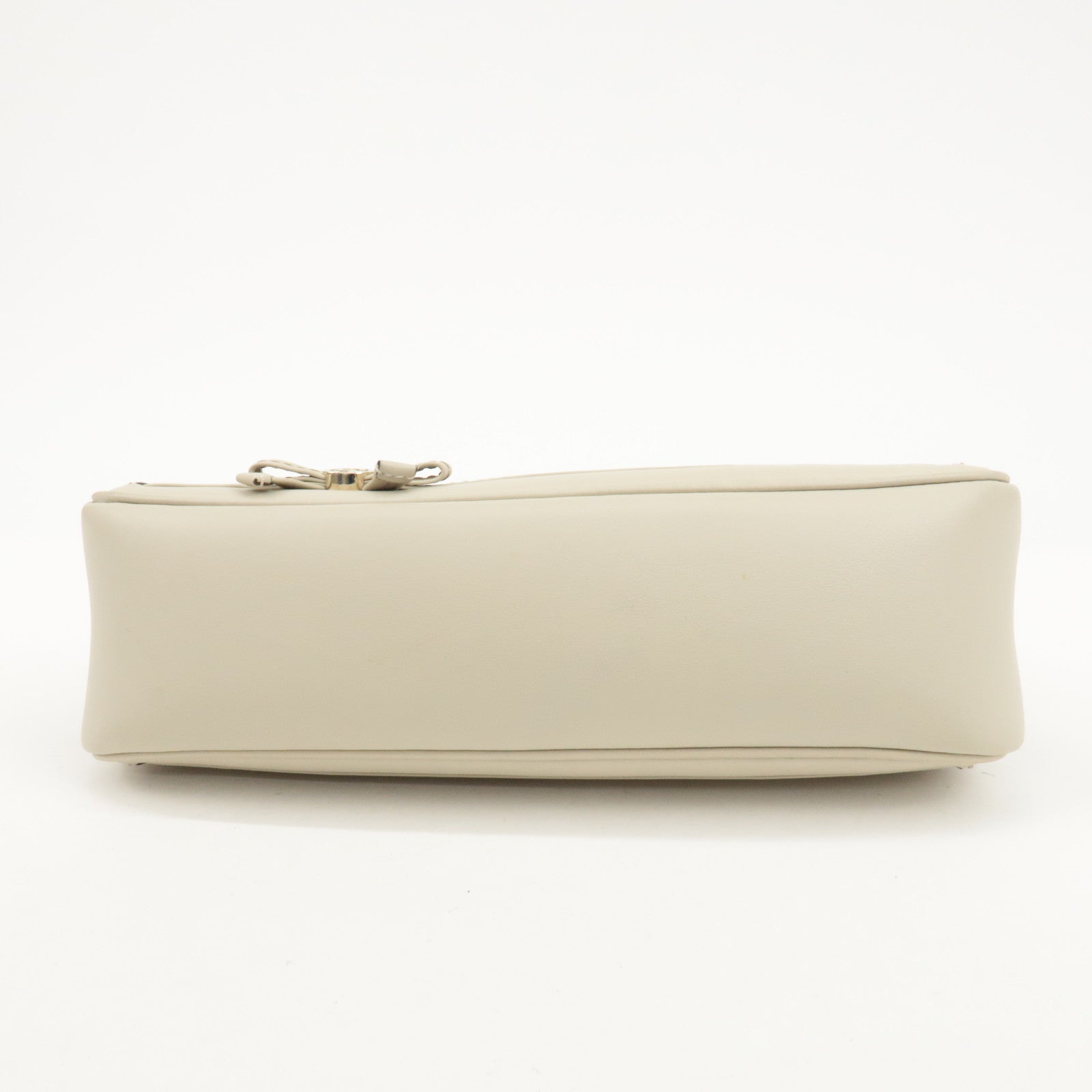 GUCCI Guccissima Mayfair Leather Shoulder Hand Bag Ivory 269893 Used