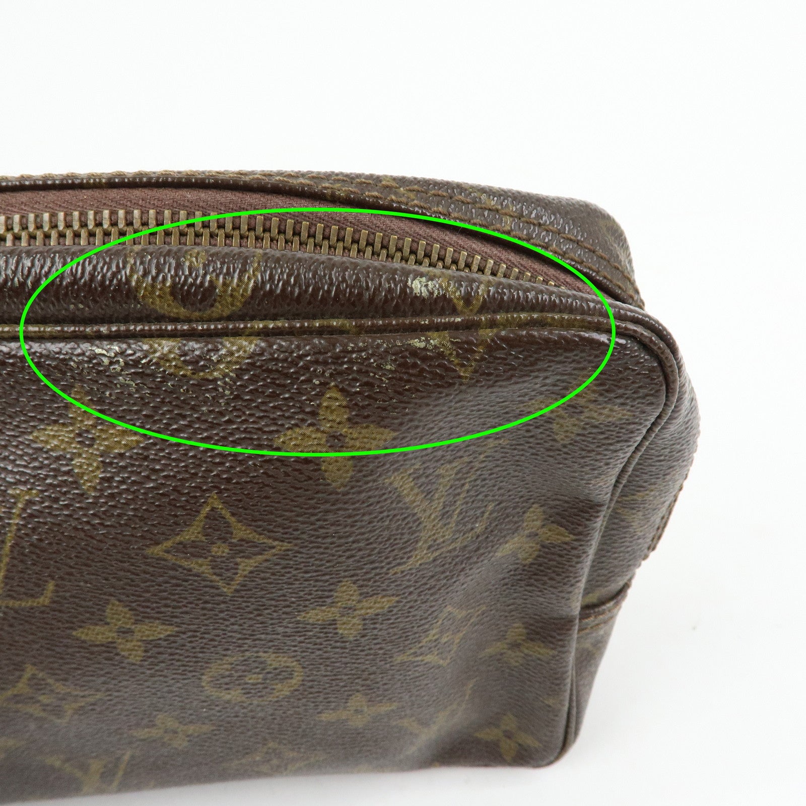 Louis Vuitton Monogram Trousse Toilette 23 Pouch Brown M47524