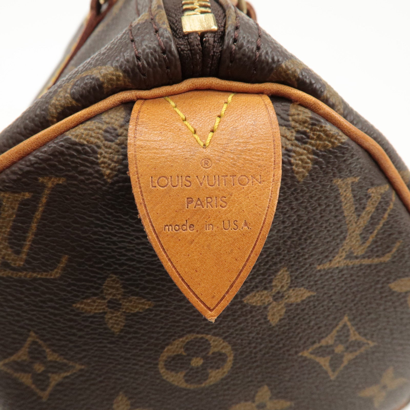 Louis Vuitton Monogram Speedy 30 Hand Bag Boston Bag M41526 Used