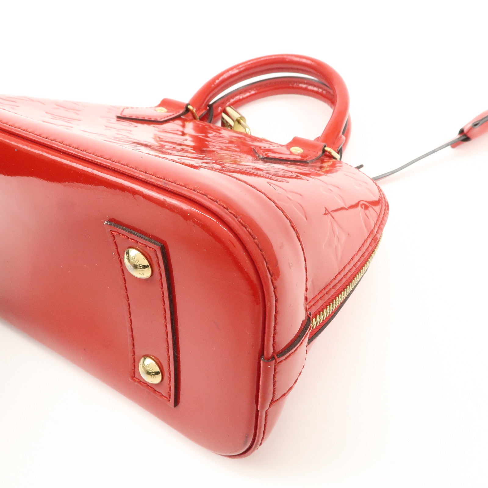 Louis Vuitton Monogram Vernis Alma BB 2Way Shoulder Bag M90174 Used
