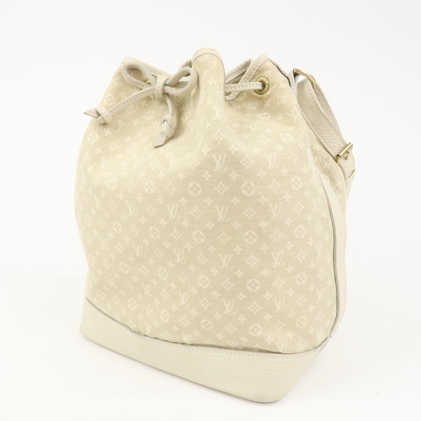 Louis Vuitton Monogram Mini Lin Leather Noe Shoulder Bag M95315
