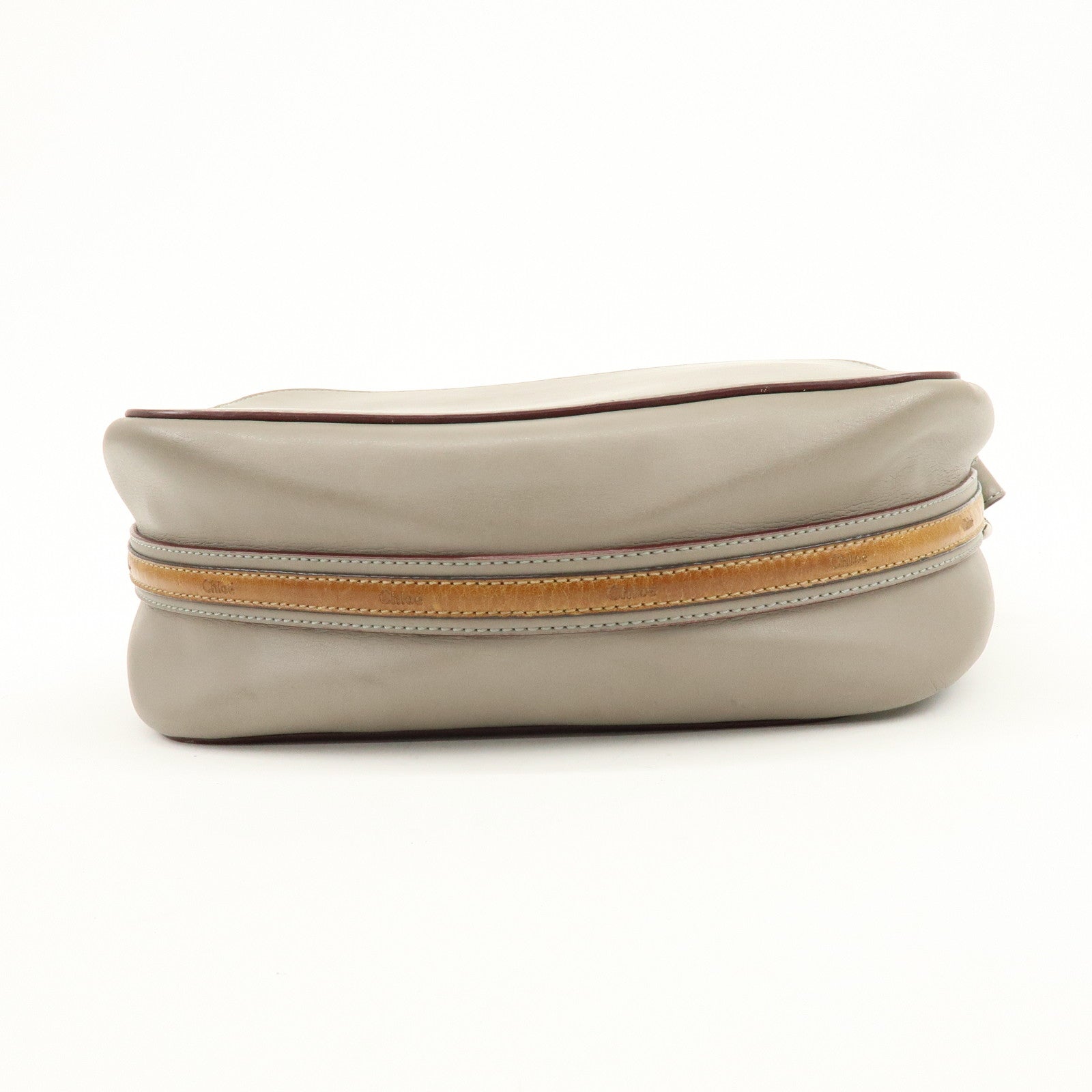 Chloe Sam Leather Shoulder Bag Crossbody Bag Brown Camel