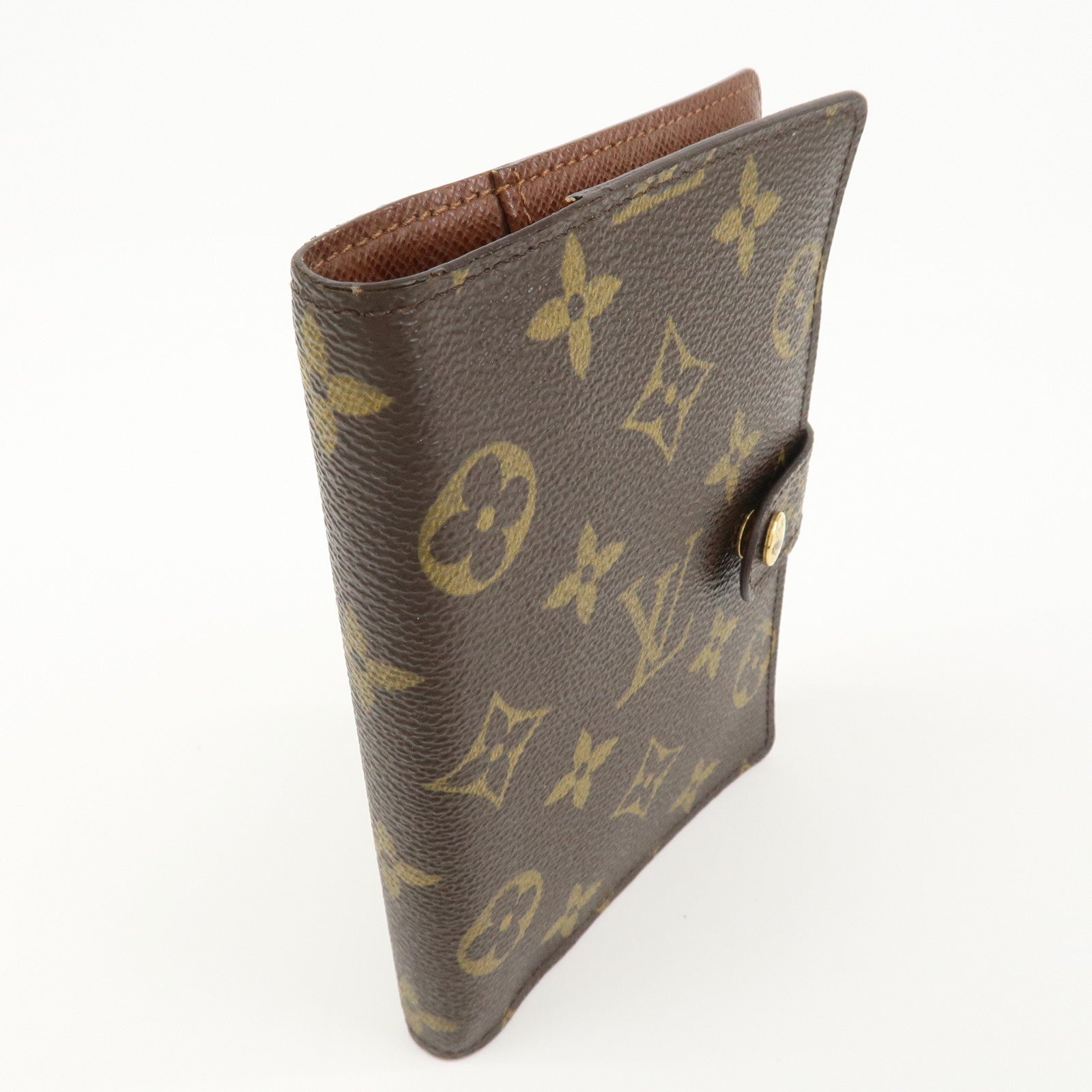 Louis Vuitton Monogram Agenda PM Planner Cover Brown R20005