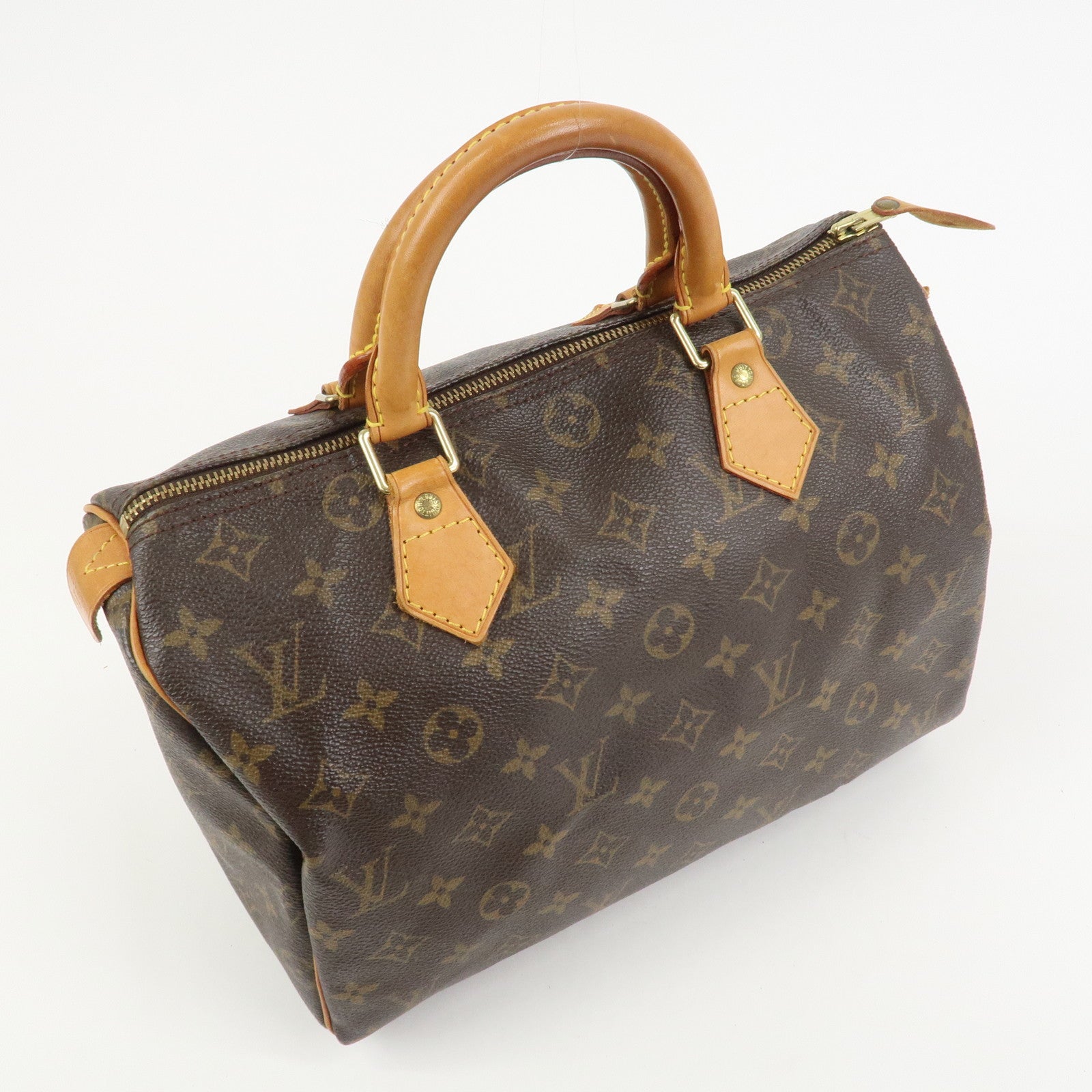 Louis Vuitton Monogram Speedy 30 Boston Bag Hand Bag Brown M41526