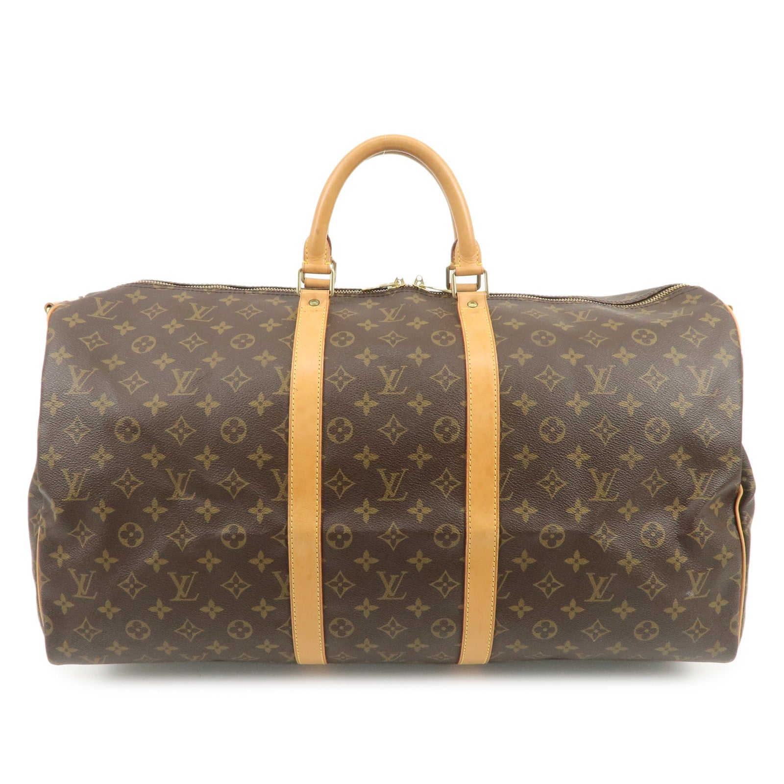 Louis Vuitton Monogram Keep All Bandouliere 55 Boston Bag M41414