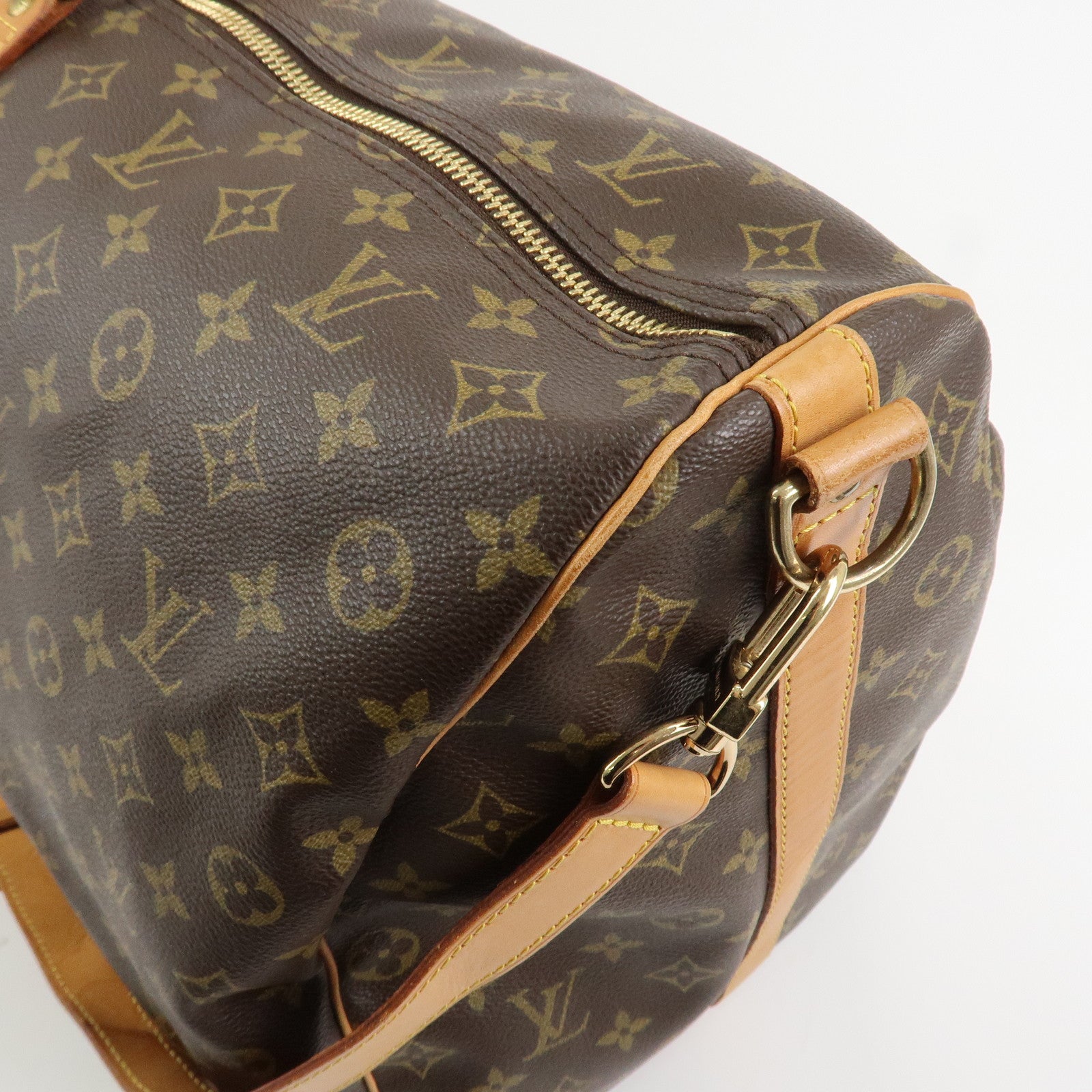 Louis Vuitton Monogram Keep All Bandouliere 60 Boston Bag M41412