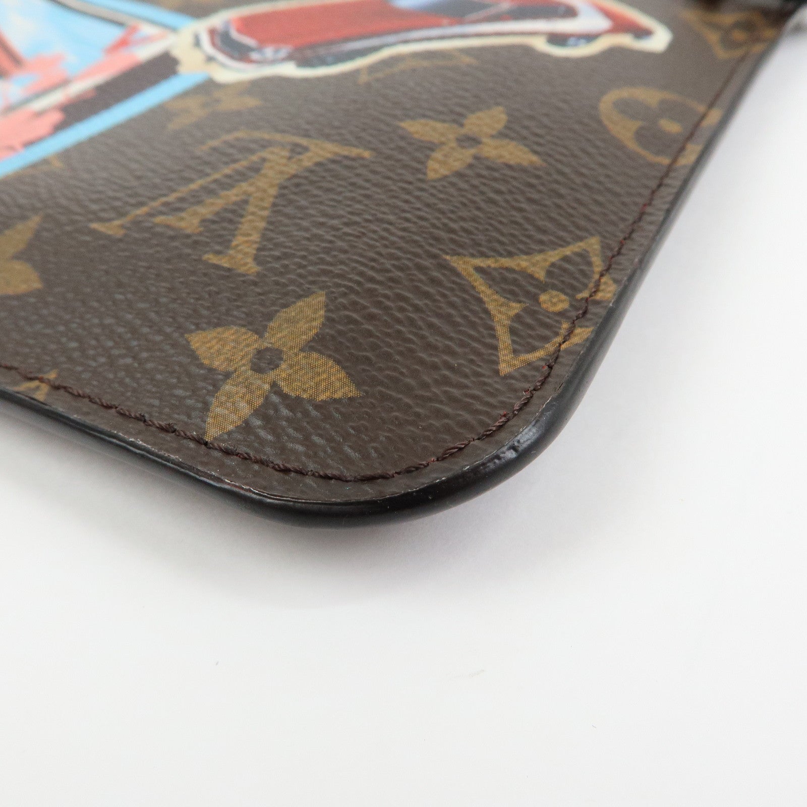 Louis Vuitton Monogram LV World Tour Pouch for Neverfull Brown MM