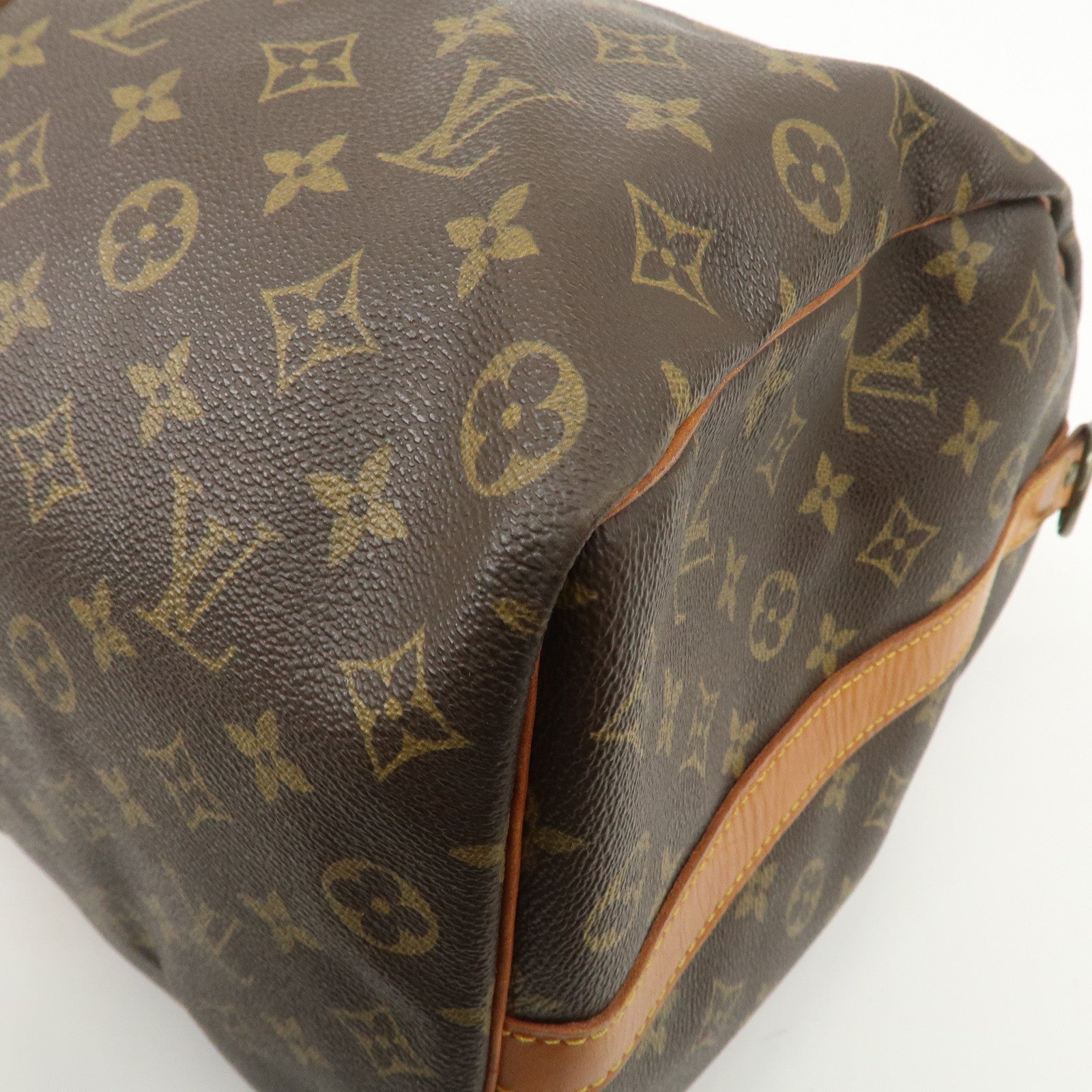 Louis Vuitton Monogram Keep All 50 Boston Bag Brown M41416 Used