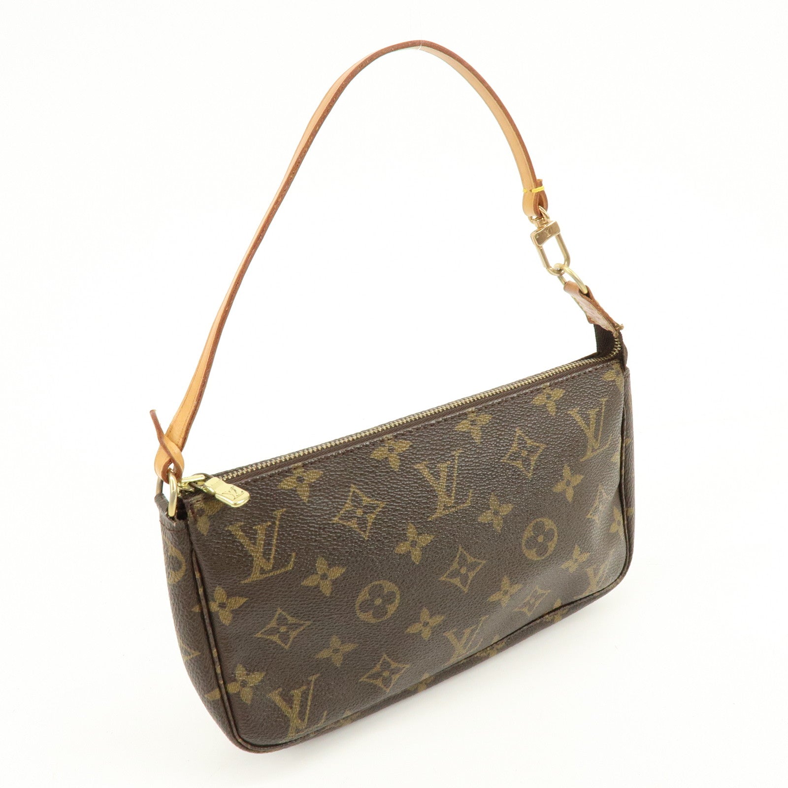 Louis Vuitton Monogram Pochette Accessoires Pouch Hand Bag M51980