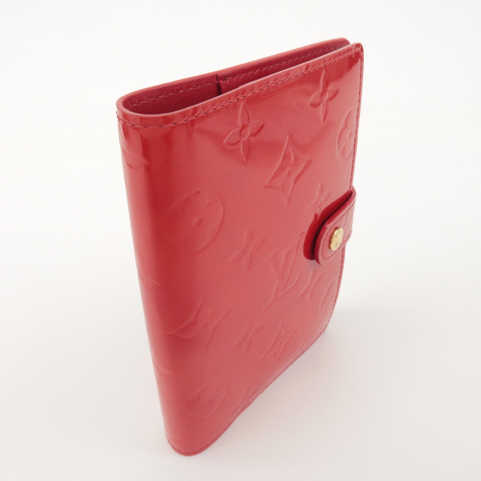 Louis Vuitton Monogram Vernis Agenda PM Pomme d'Amour Red R21016