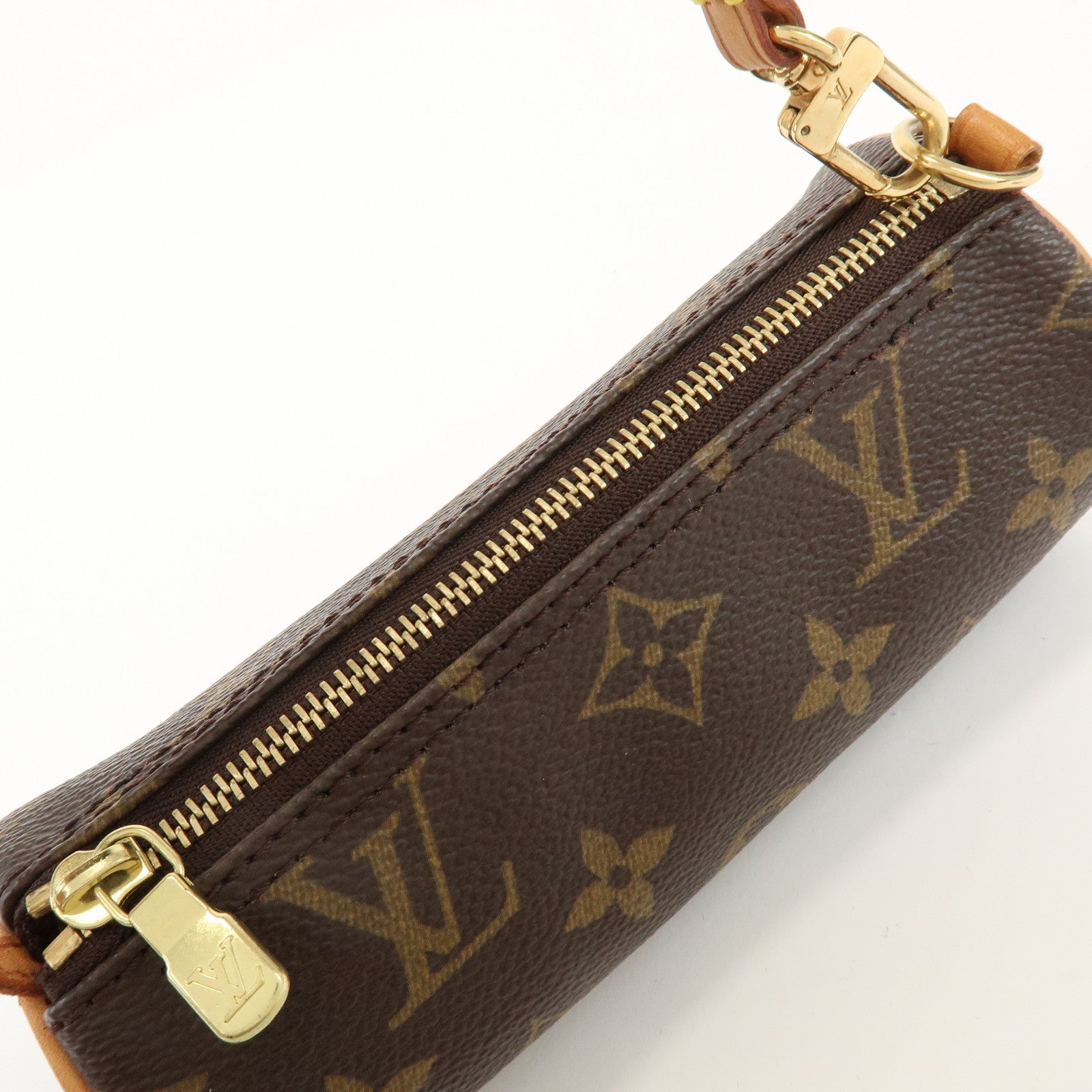 Louis Vuitton Monogram Mini Pouch for Papillon Bag Brown