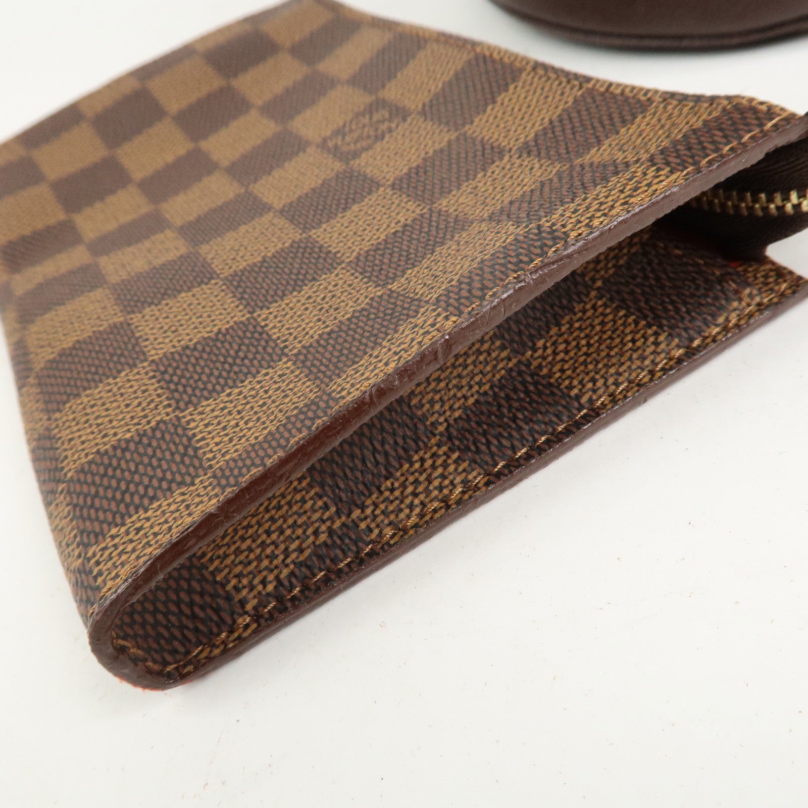 Louis Vuitton Damier Ebene Marais Tote Bag Hand Bag Brown N42240