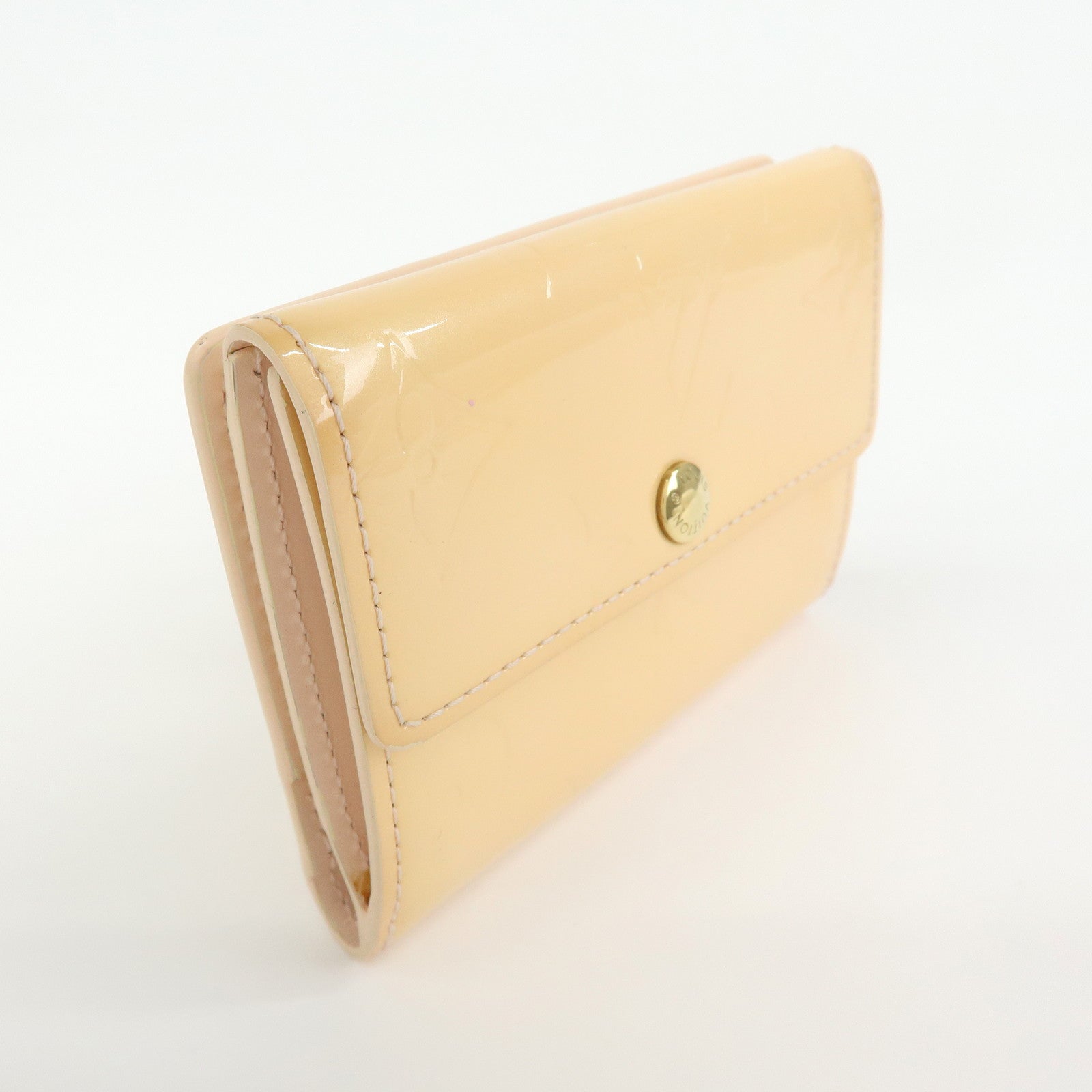 Louis Vuitton Vernis Ludlow Coin Case Marshmallow Pink M91355