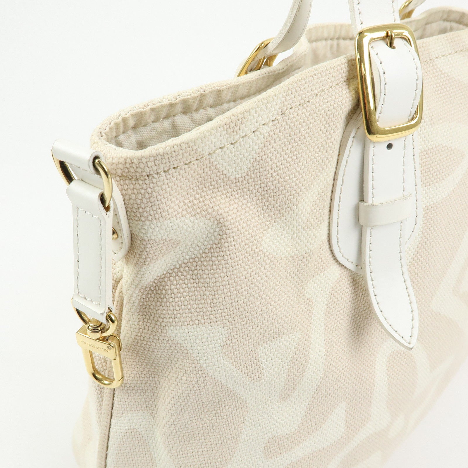 Louis Vuitton Cruise Line Tahitienne PM Canvas Tote Bag M95674
