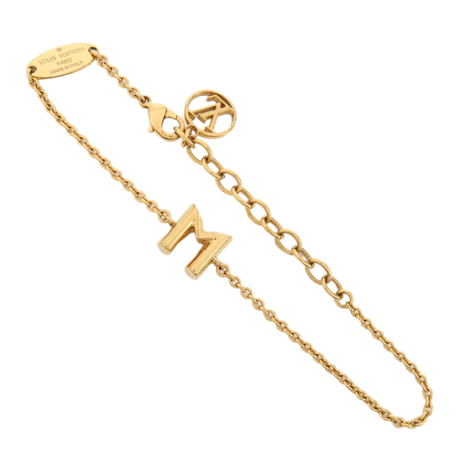Louis Vuitton LV&ME M Metal Bracelet Gold M67170