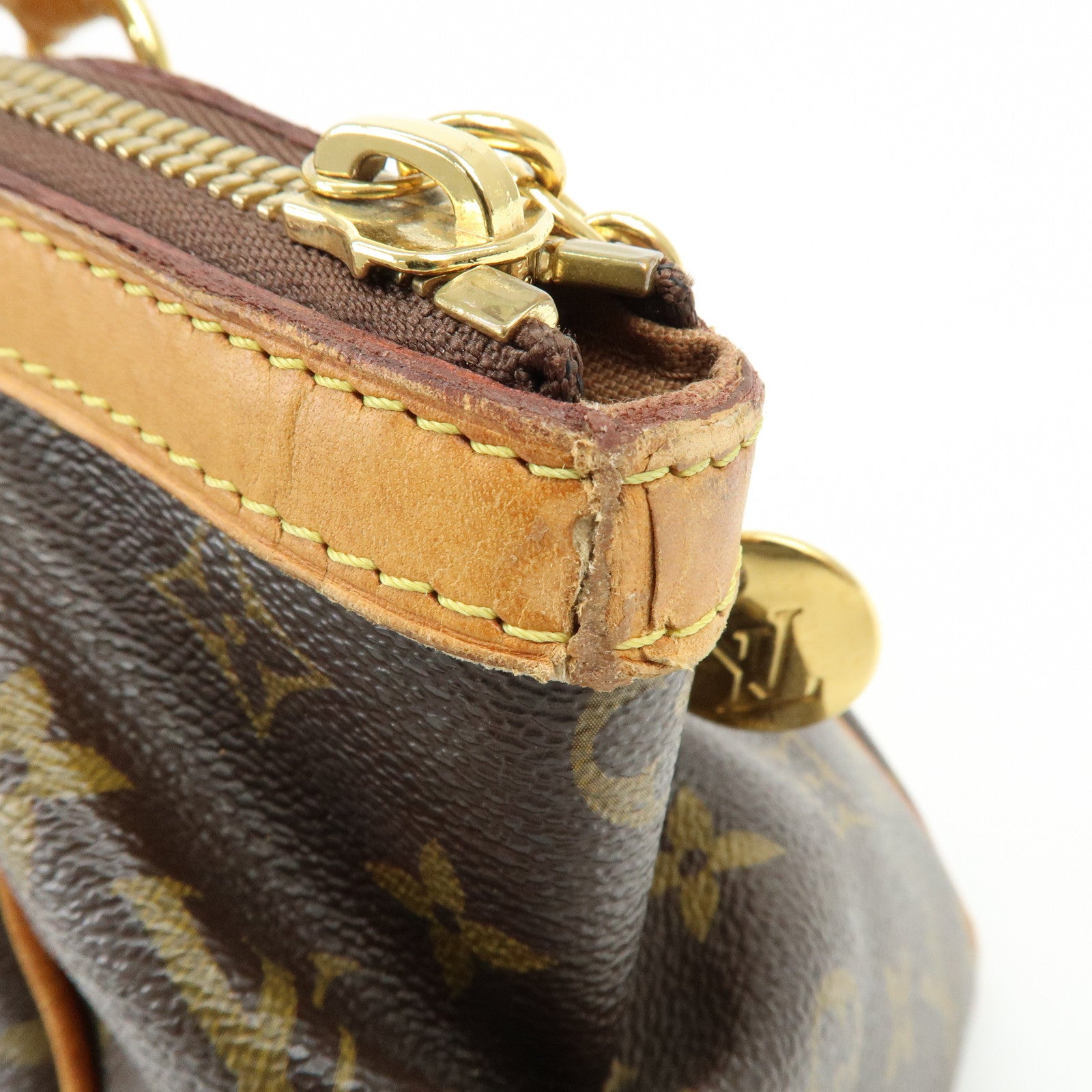 Louis Vuitton Monogram Tivoli PM Hand Bag Shoulder Bag Brown M40143