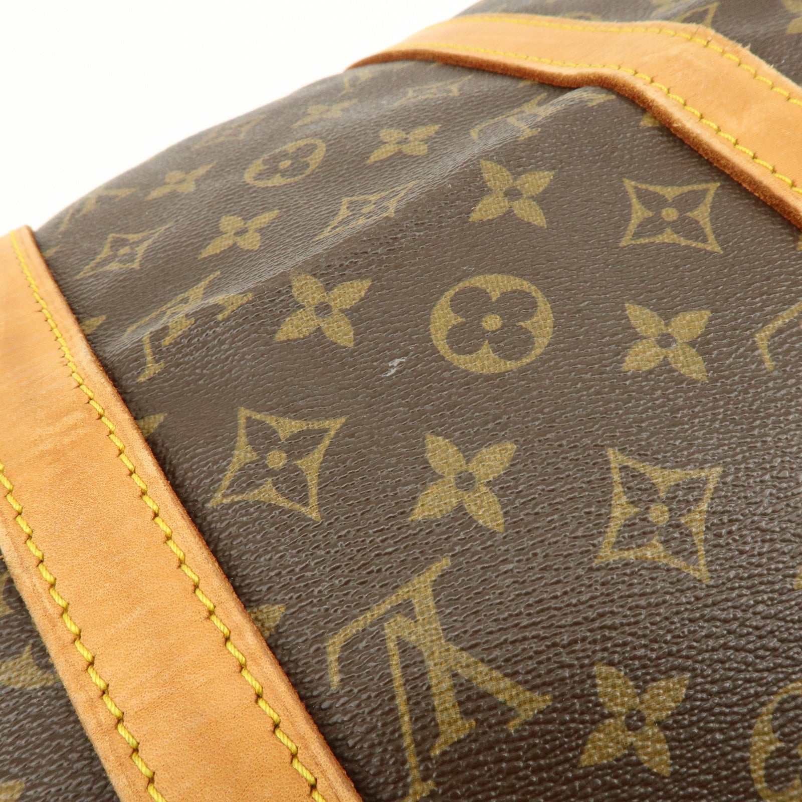 Louis Vuitton Monogram Keep All 50 Boston Bag Brown M41426