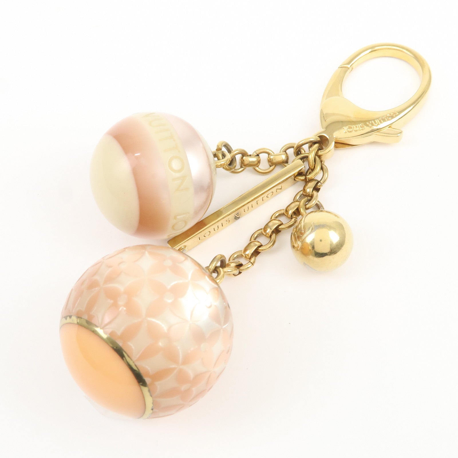 Louis Vuitton Bijou Sac Mini Lin Metal Bag Charm Key Charm M65643