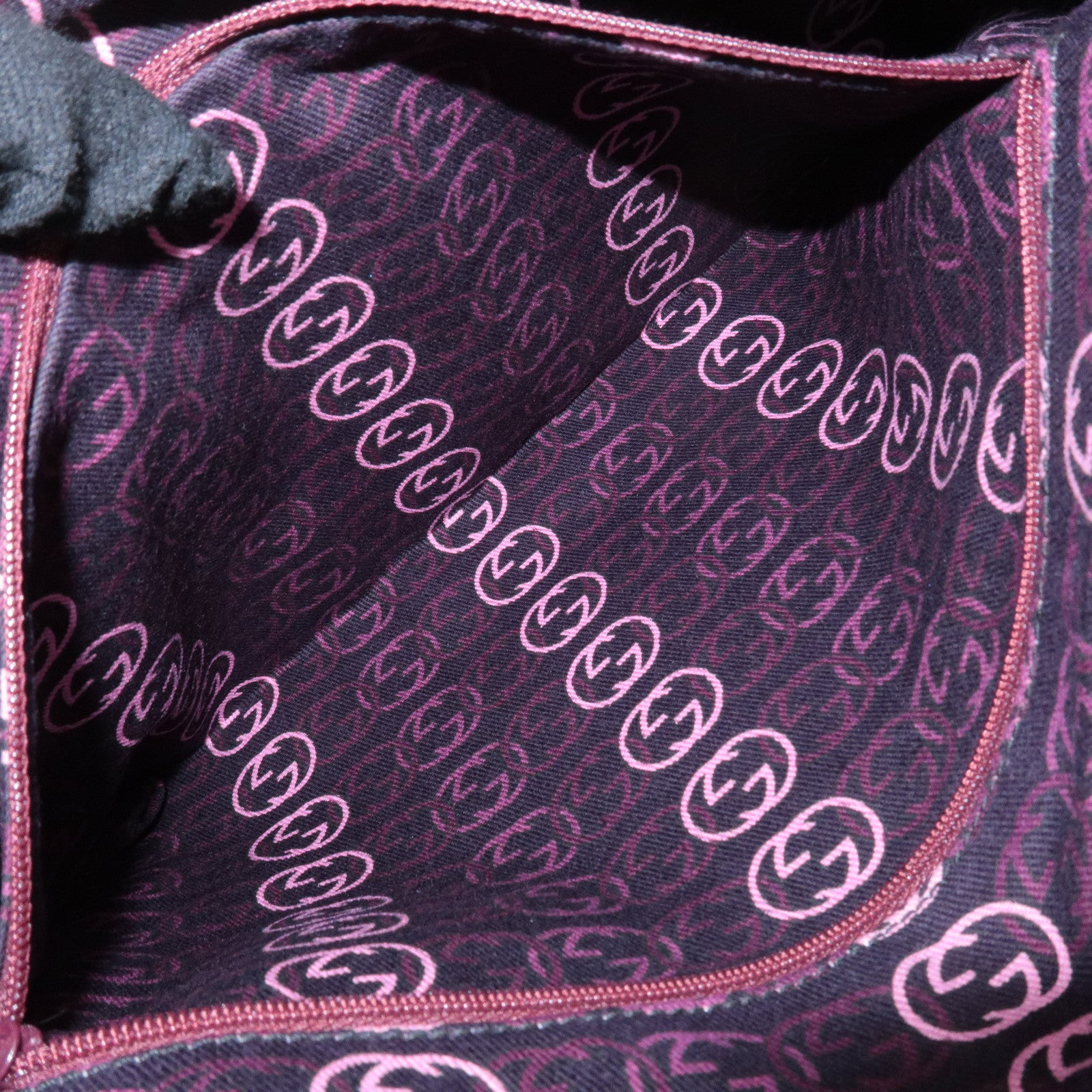 GUCCI Sherry Princy Leather Shoulder Bag White 162882 Used