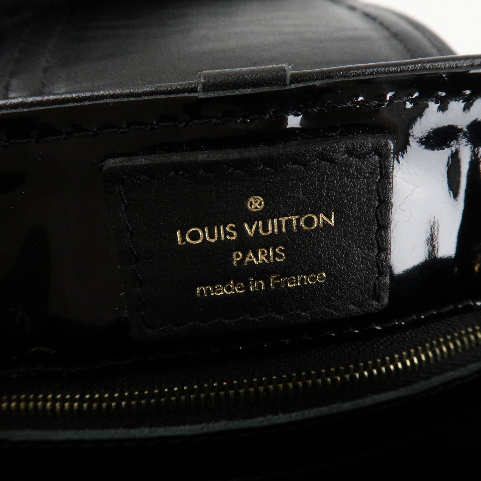 Louis Vuitton Monogram Patent Embossed Leather Shoulder Bag M95296 Used