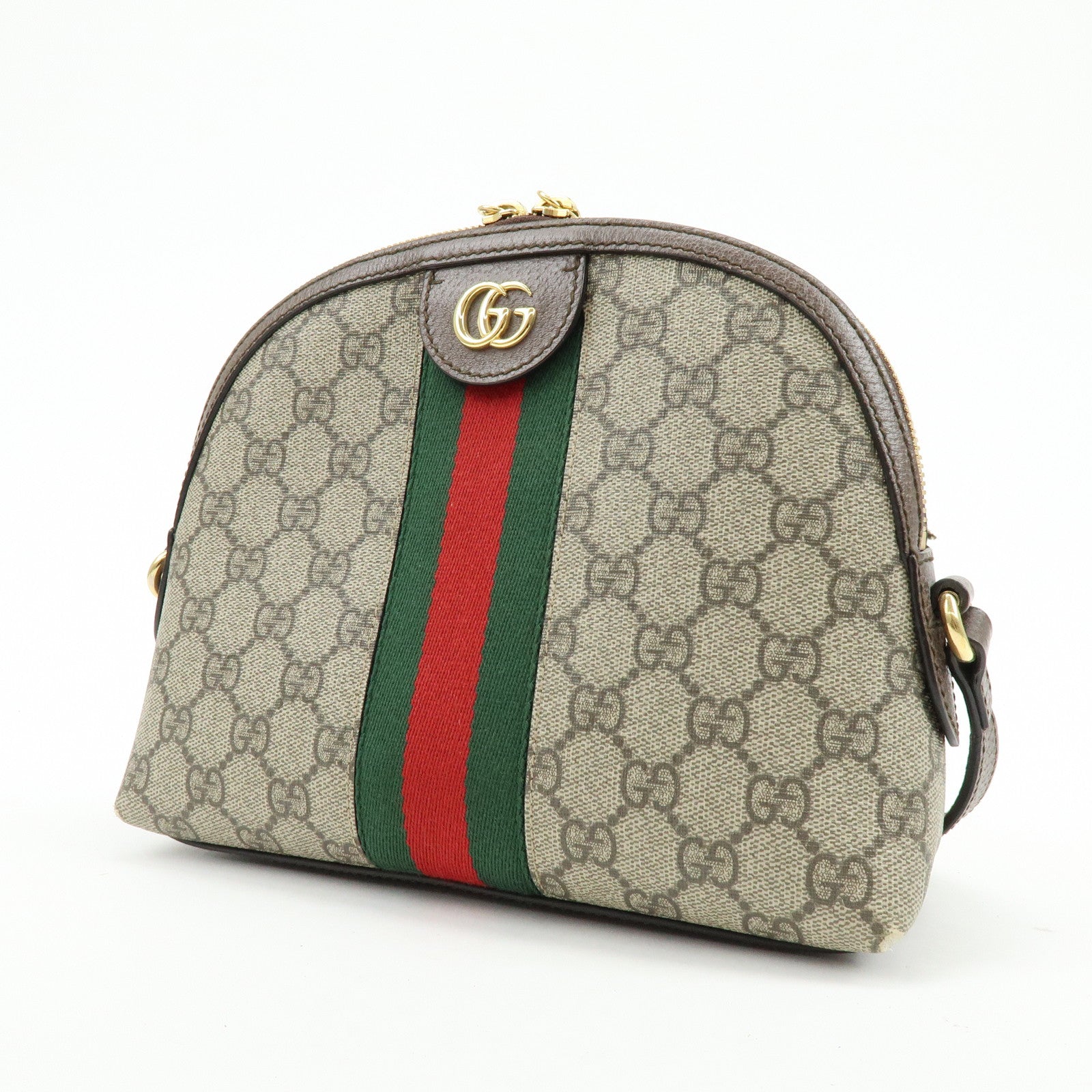 GUCCI Ophidia GG Supreme Shoulder Bag Crossbody Bag Brown 499621